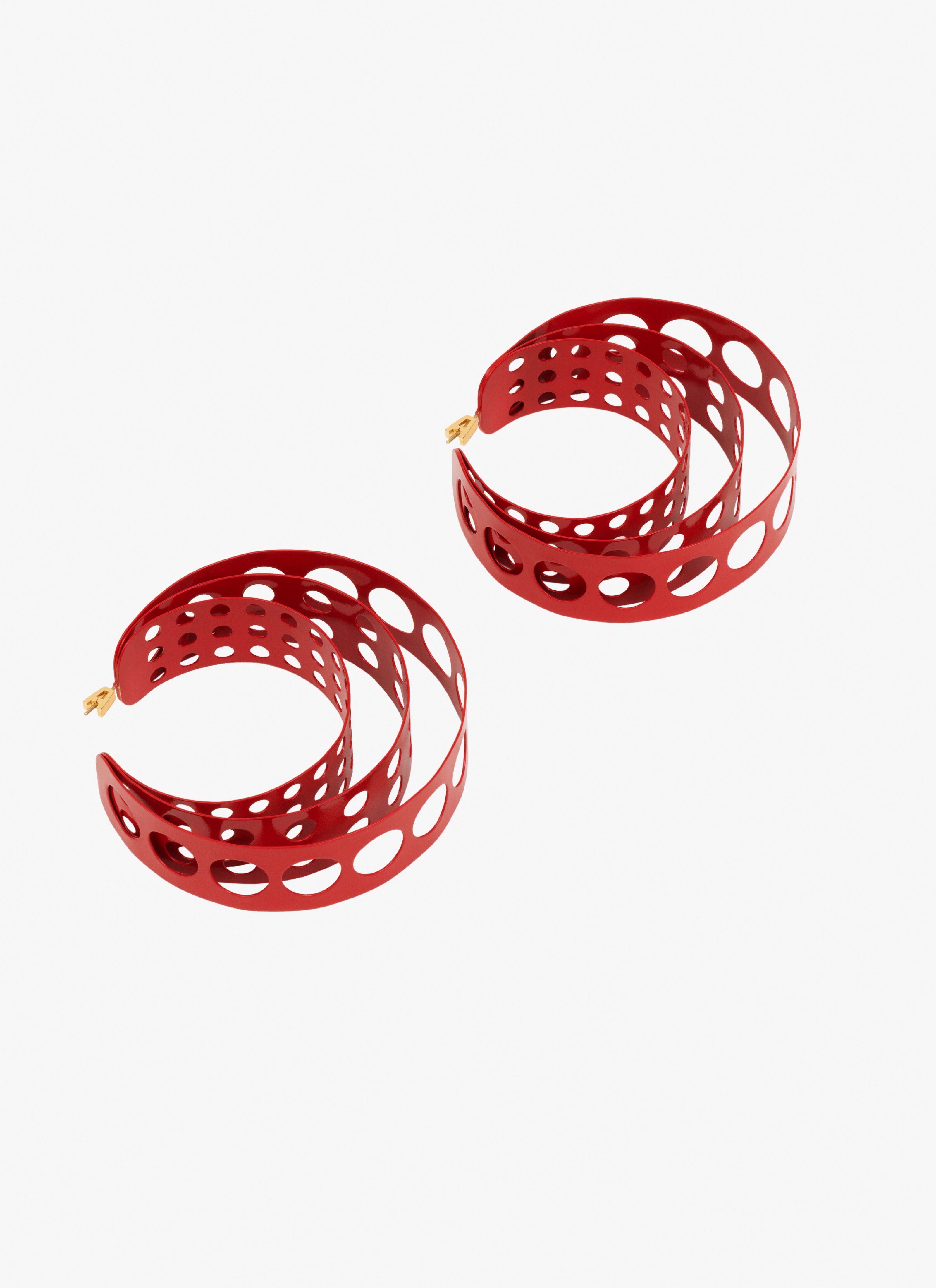 Medium Metallic earrings - maison-alaia.com