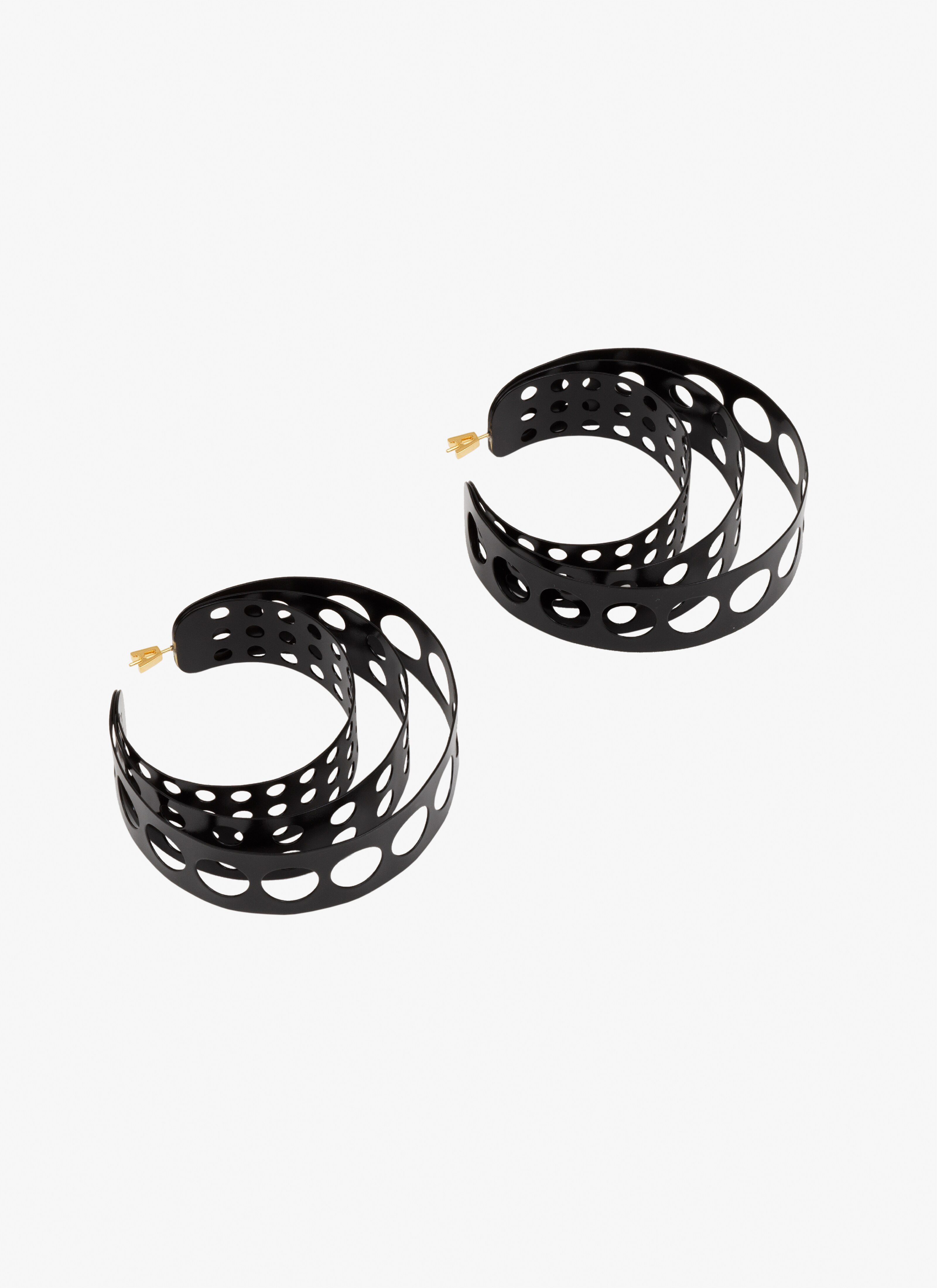 Medium Metallic earrings - maison-alaia.com