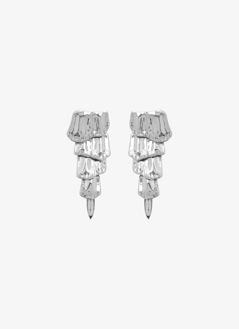 Croco earrings in brass - maison-alaia.com