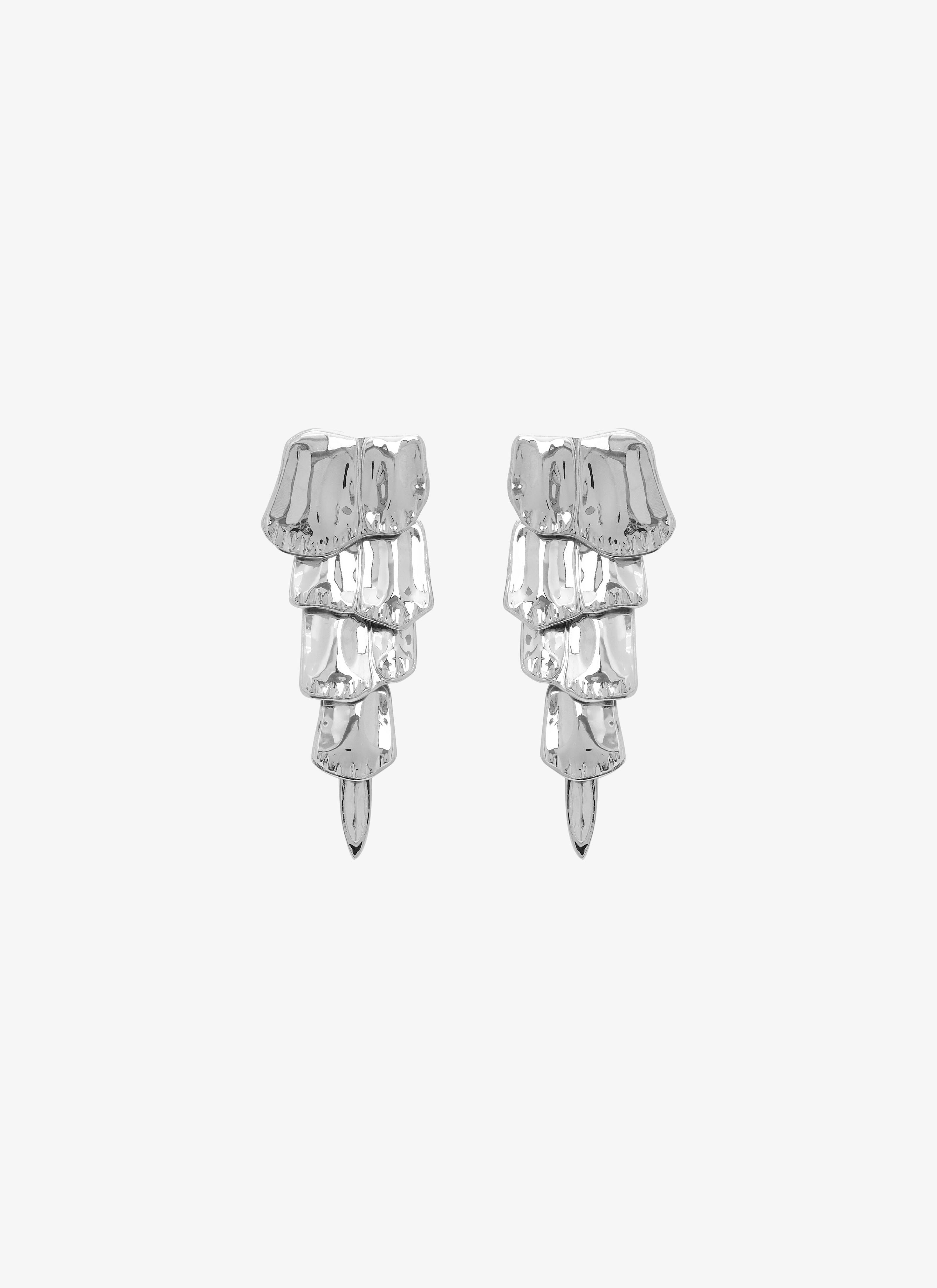 Croco earrings in brass maison-alaia.com