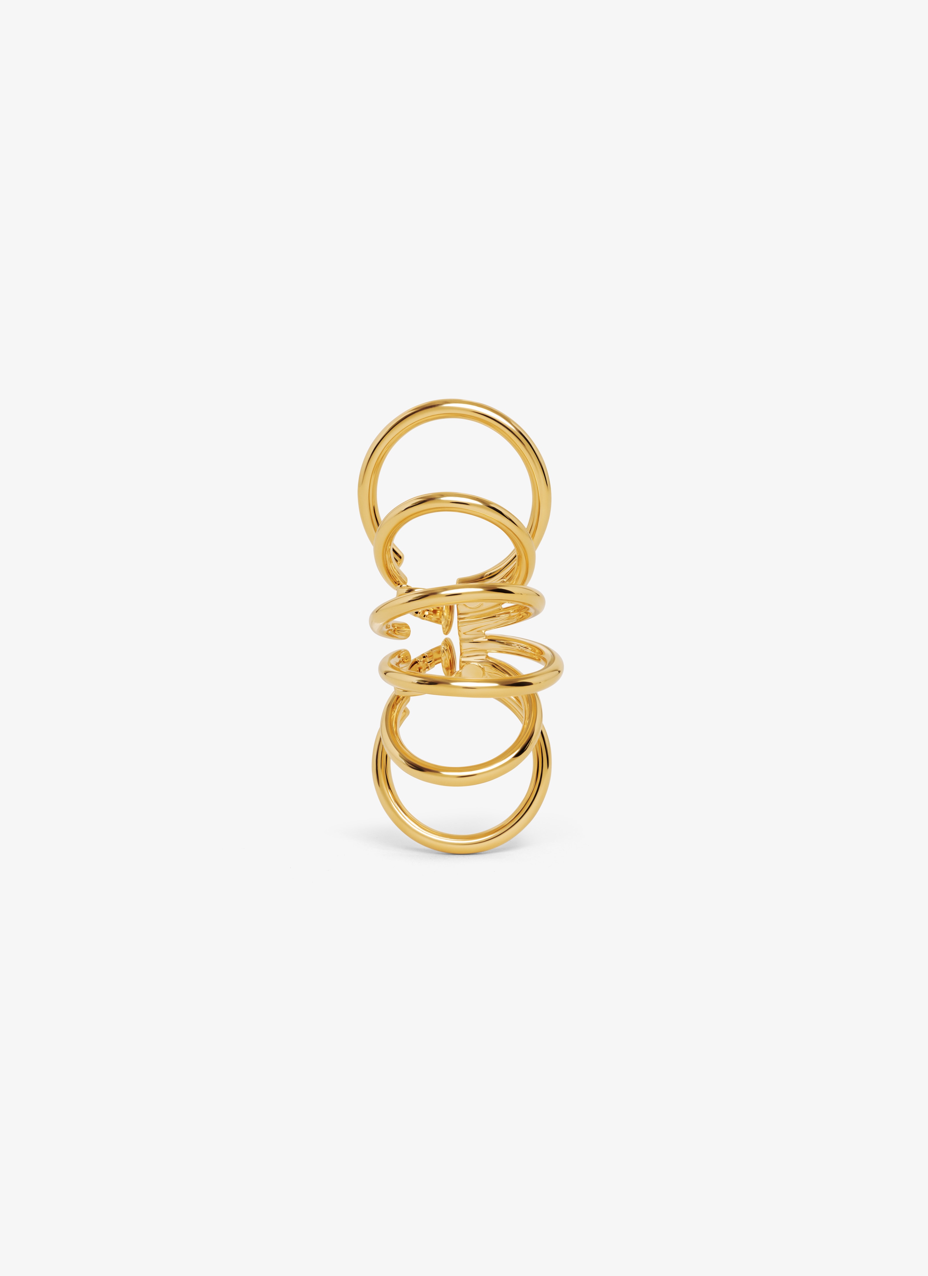 ALAÏA GOLD LOOP EARCUFF LARGE