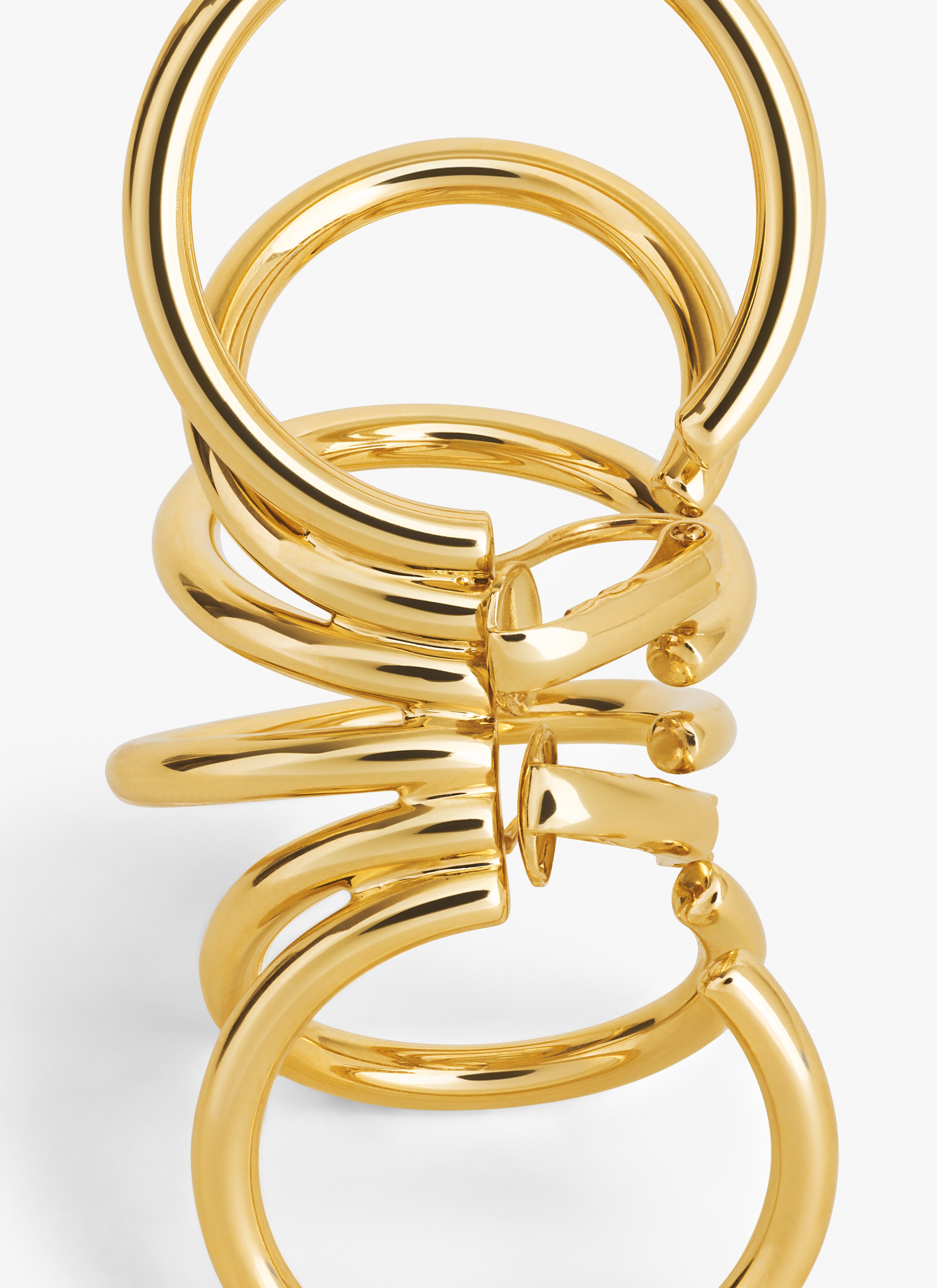 ALAÏA GOLD LOOP EARCUFF LARGE