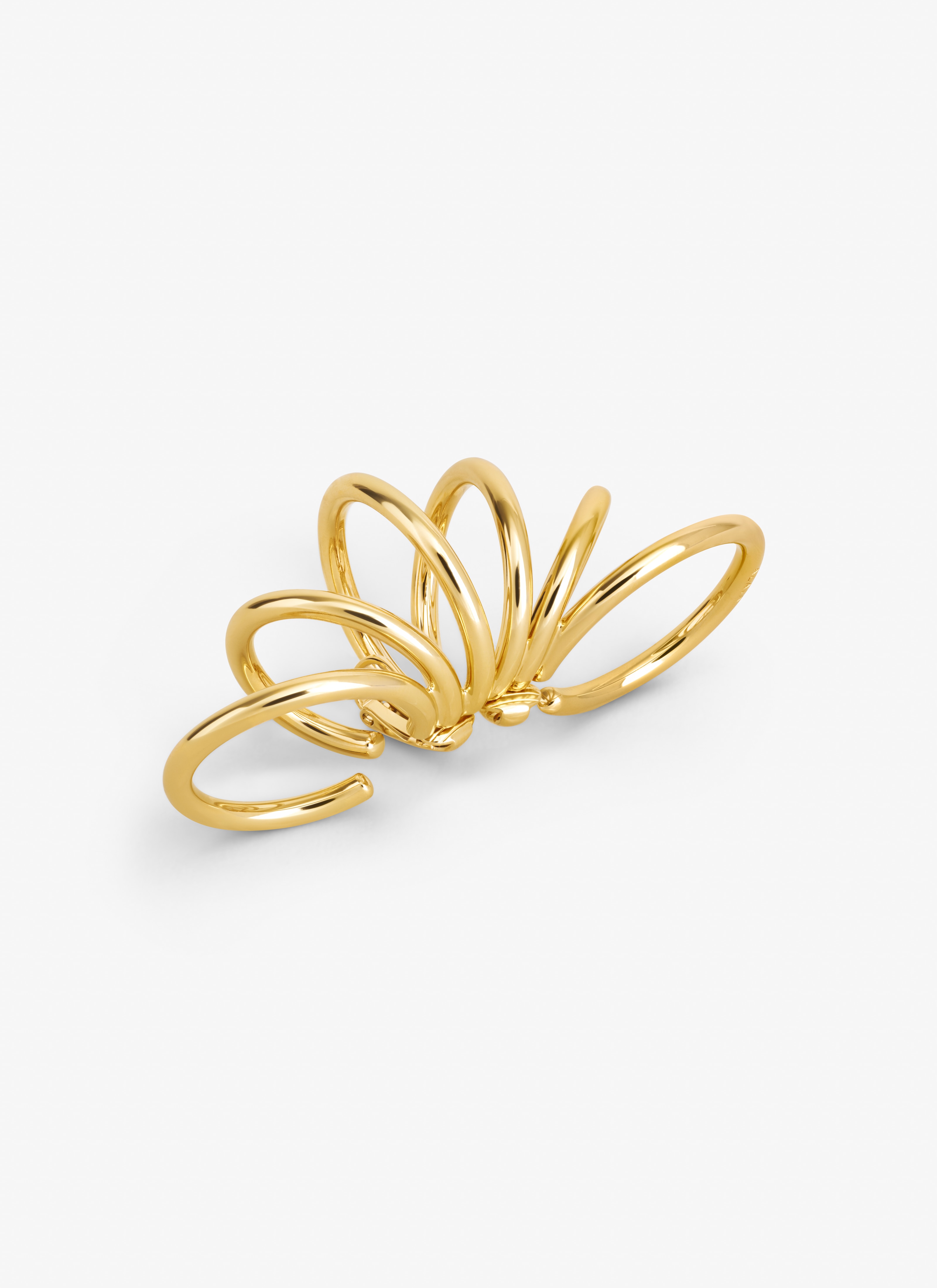 ALAÏA GOLD LOOP EARCUFF LARGE