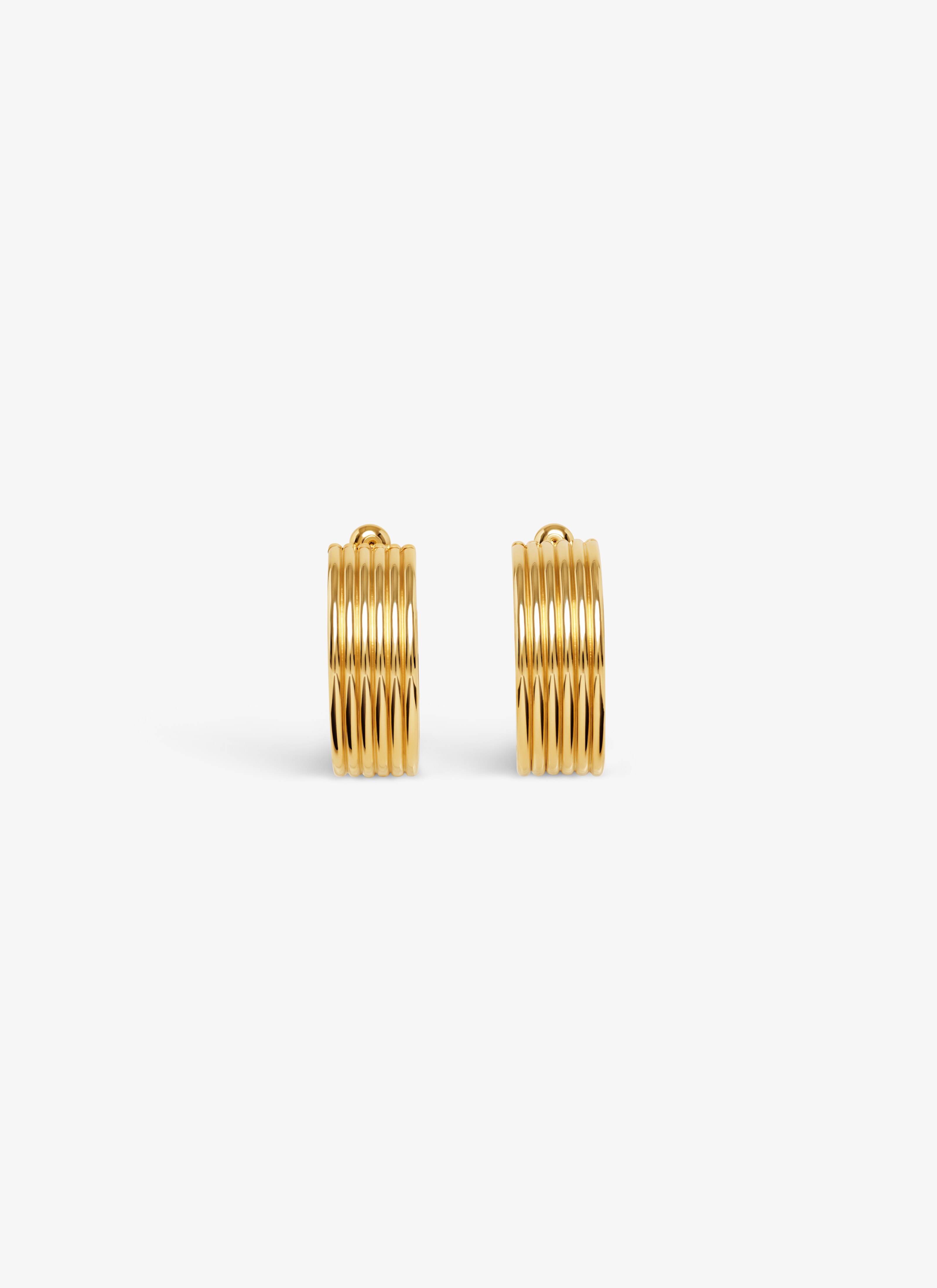 ALAÏA GOLD LOOP HOOPS
