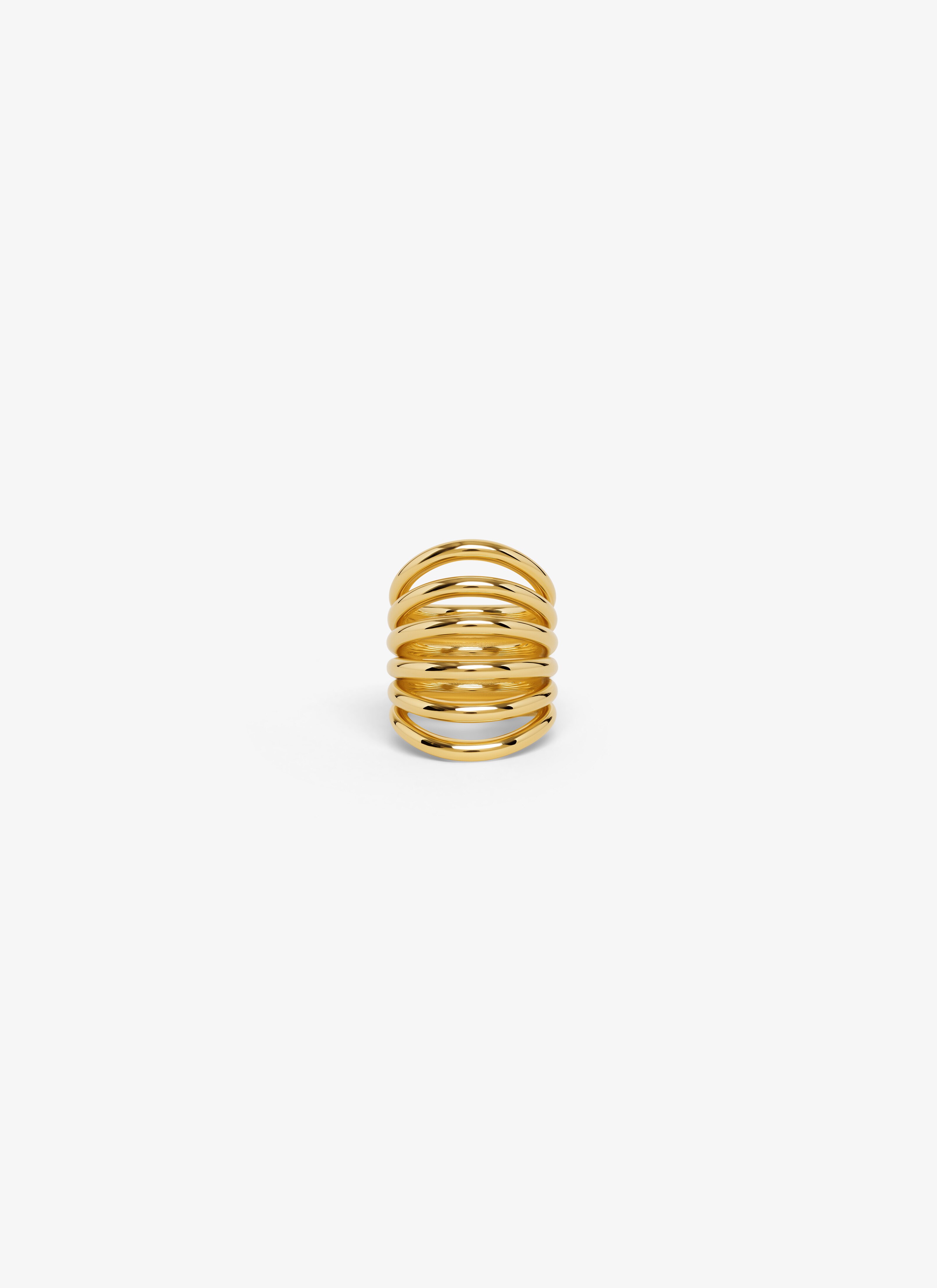ALAÏA GOLD LOOP RING
