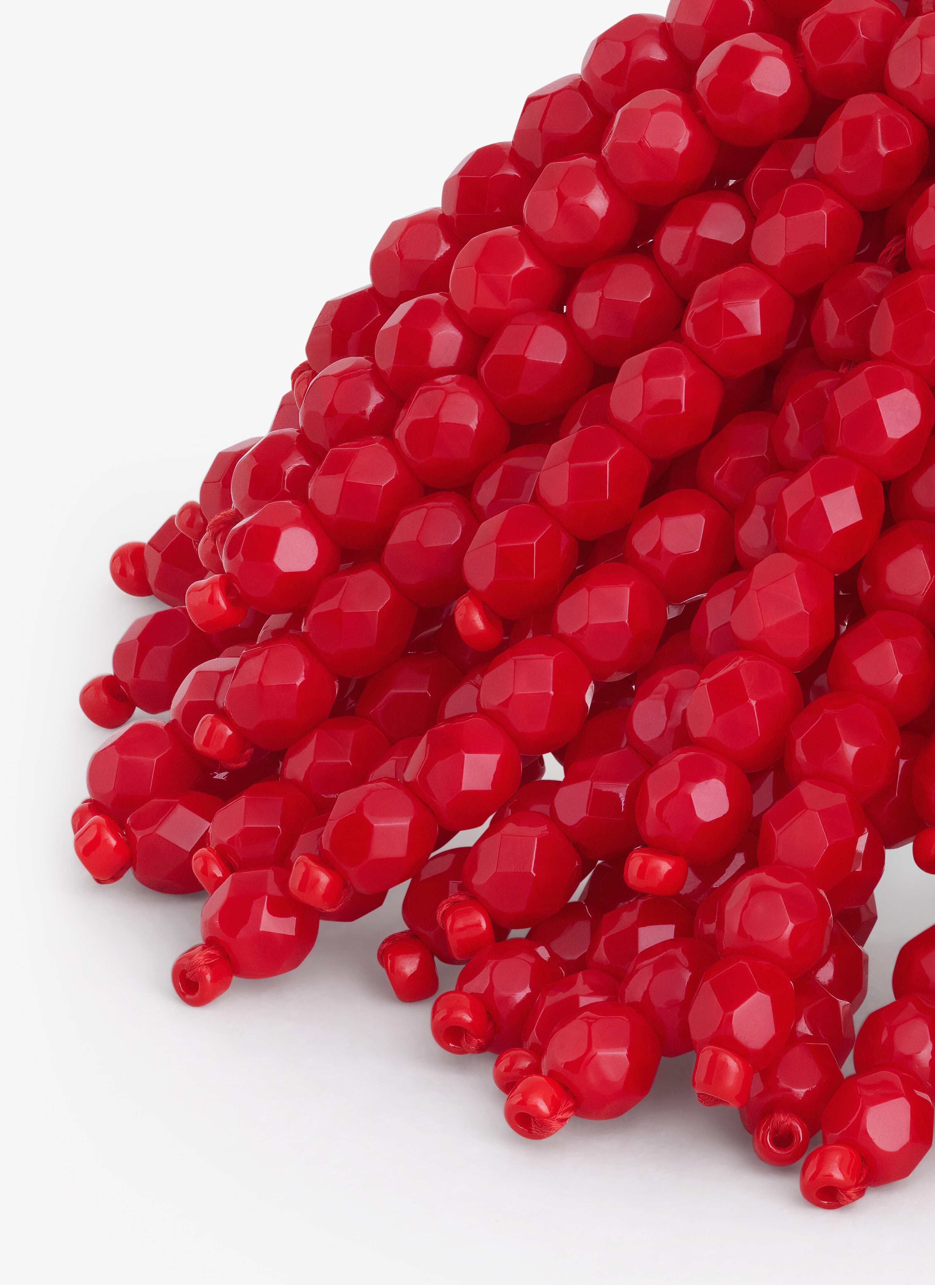ALAÏA RED FIREWORKS EARRINGS