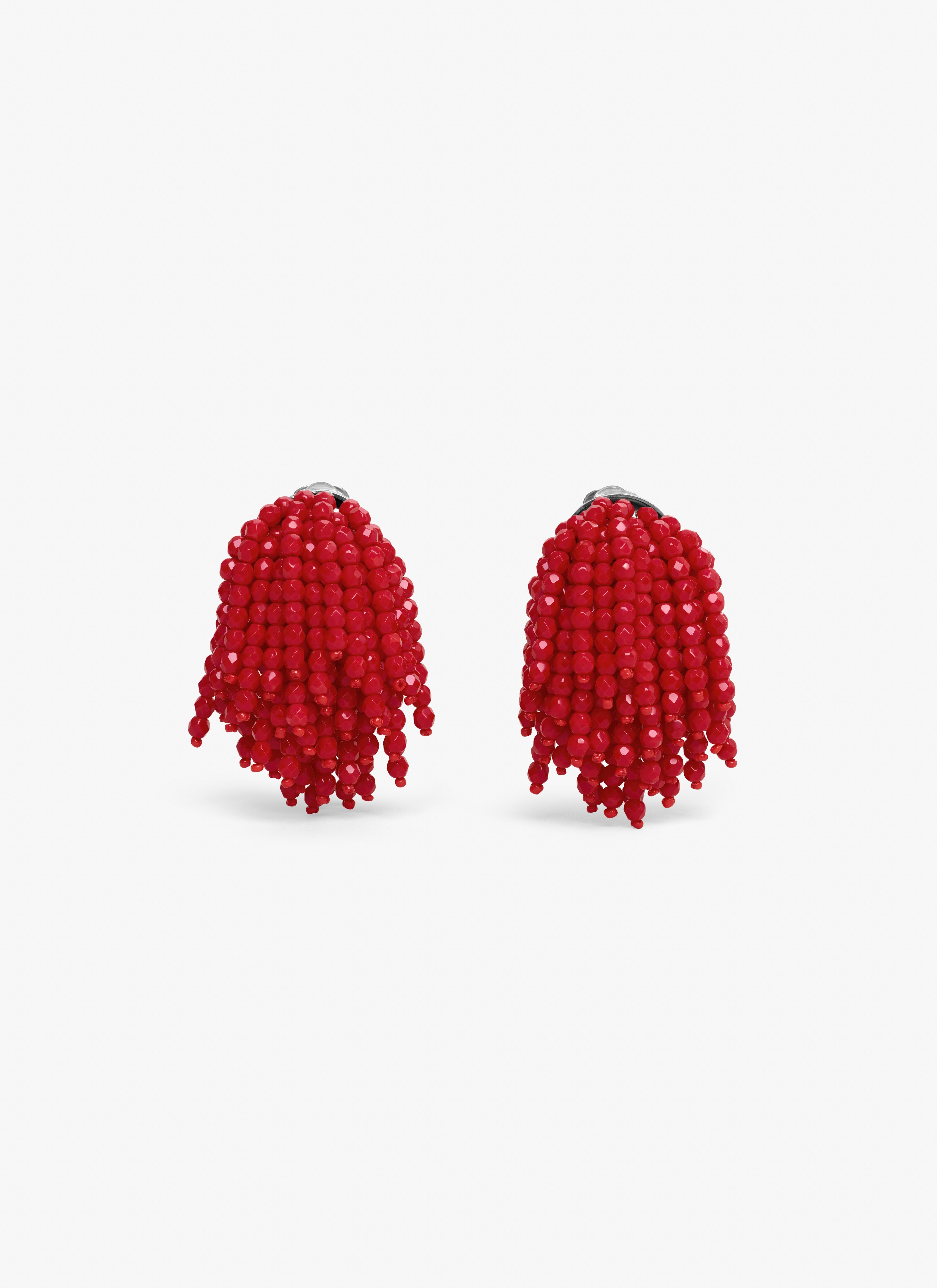 ALAÏA RED FIREWORKS EARRINGS