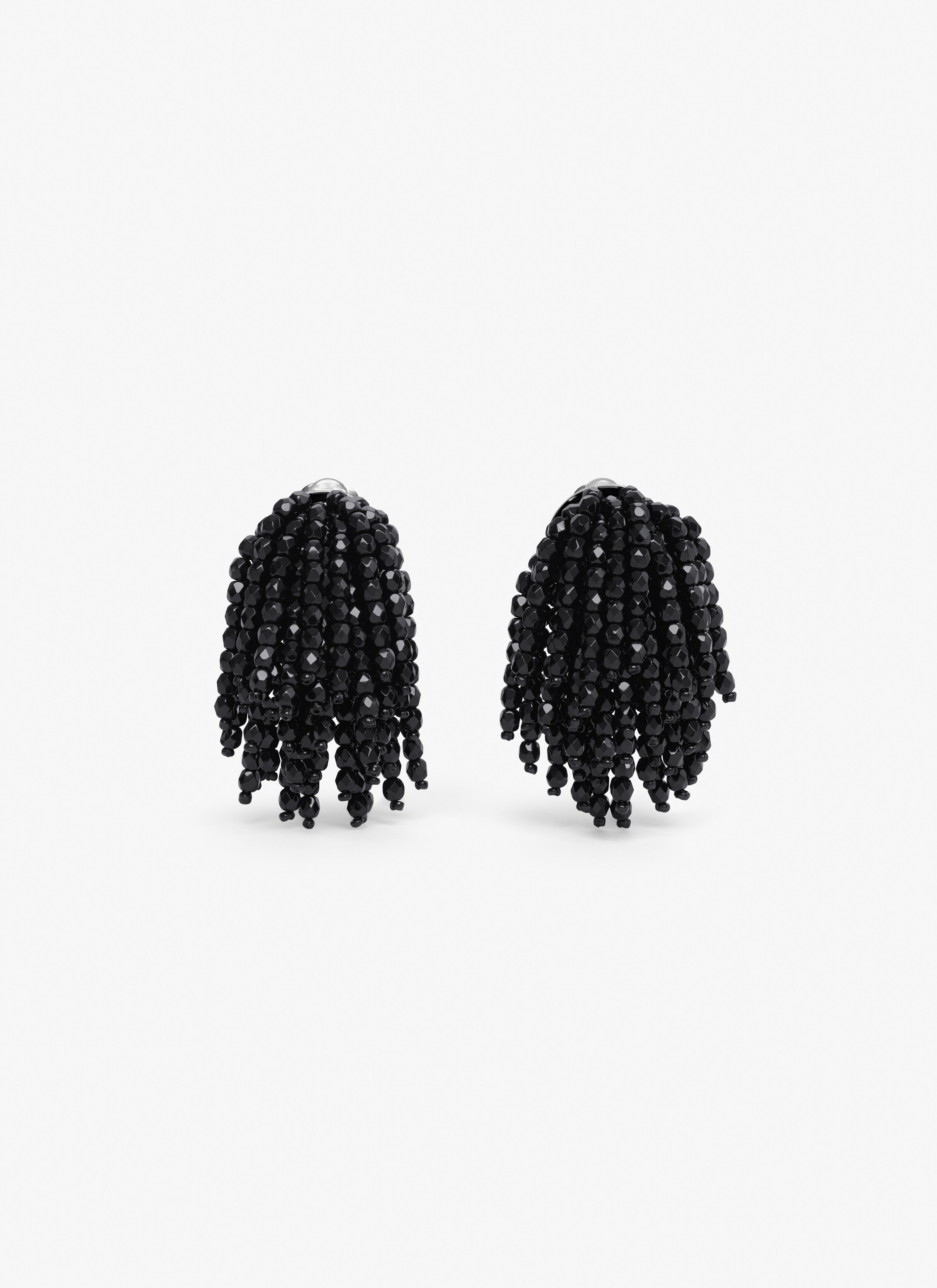 ALAÏA BLACK FIREWORKS EARRINGS