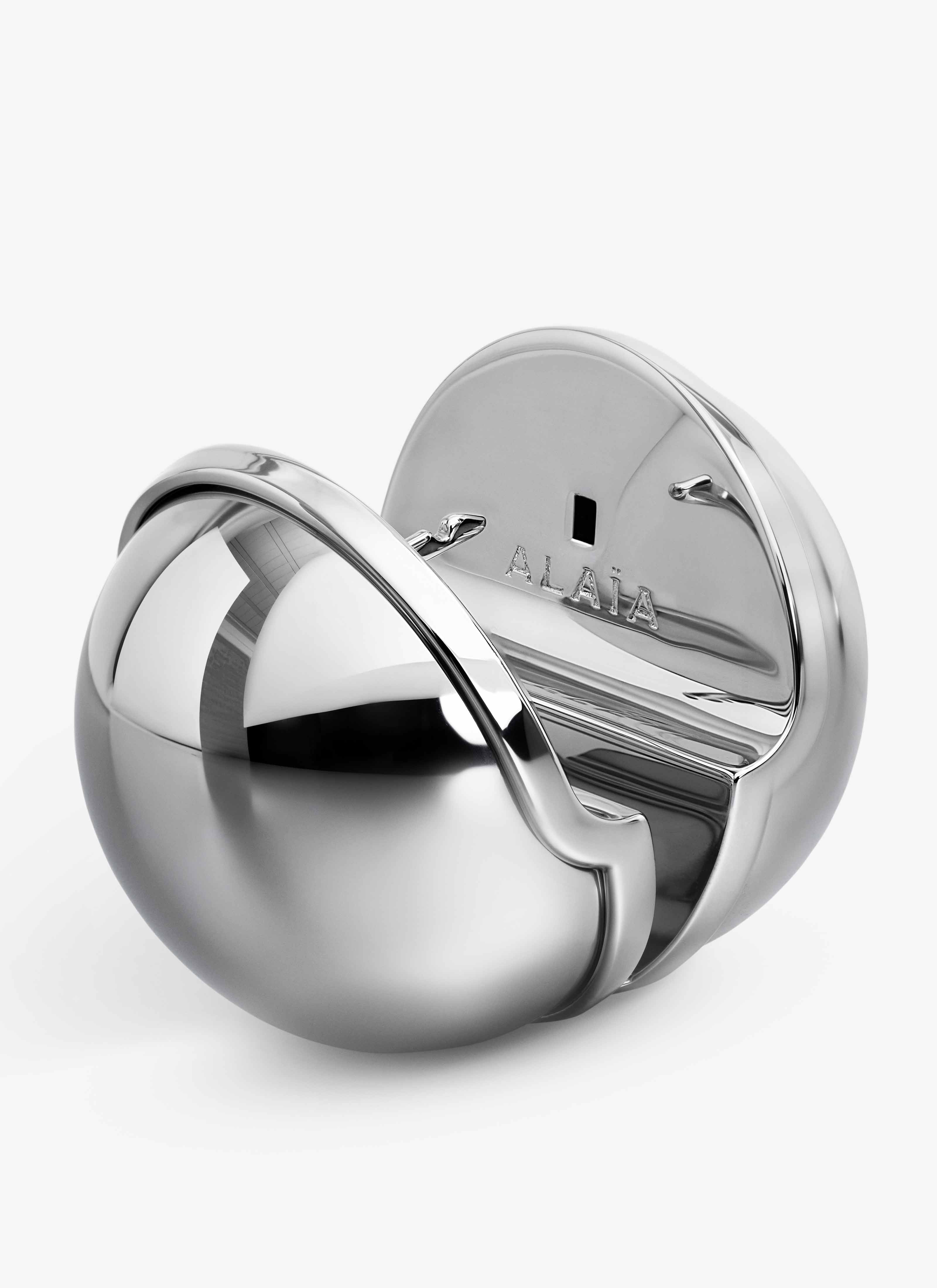 ALAÏA GREY SPHERE EARRINGS