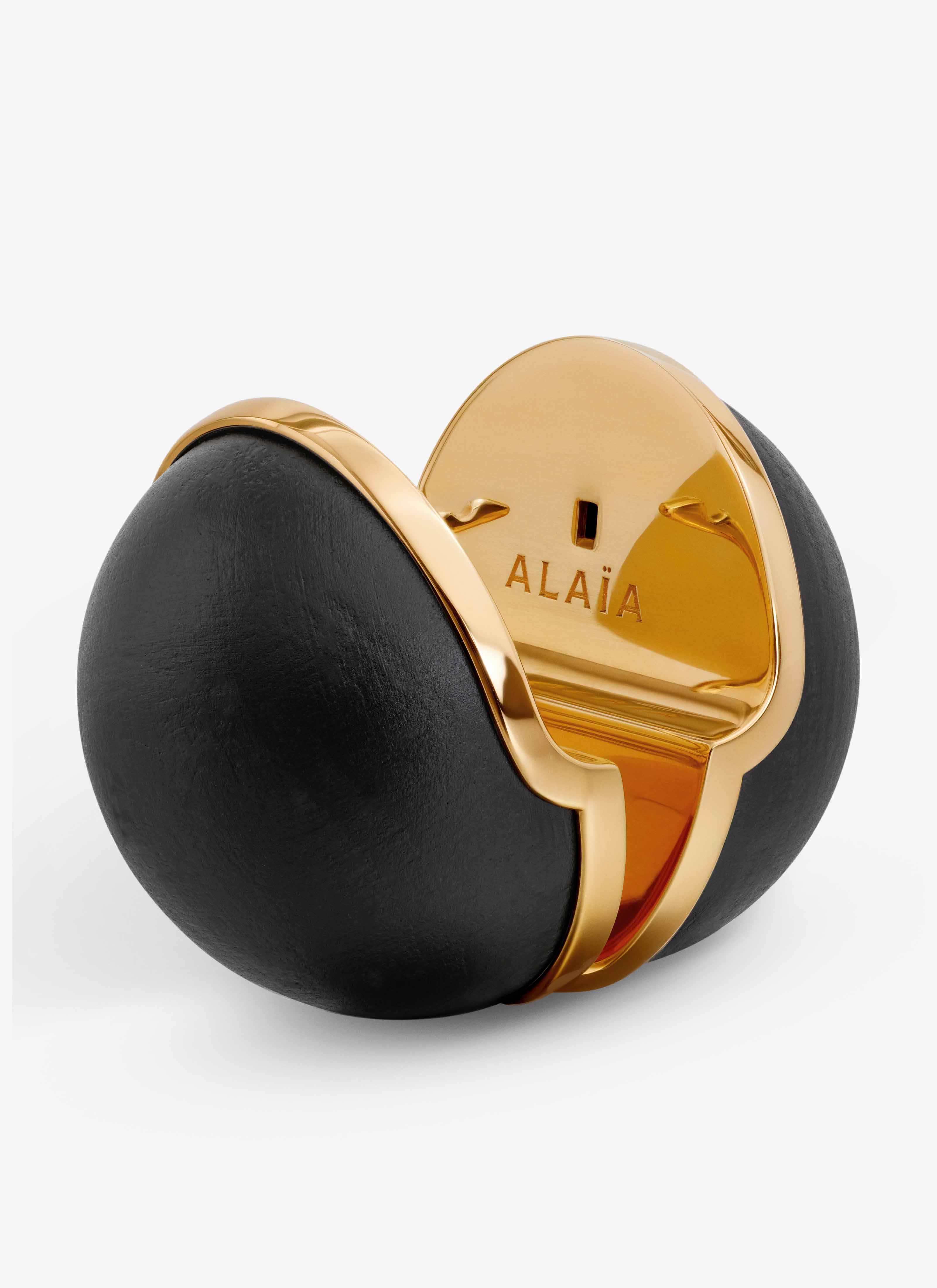 ALAÏA ORECCHINI SPHERE MARRONE