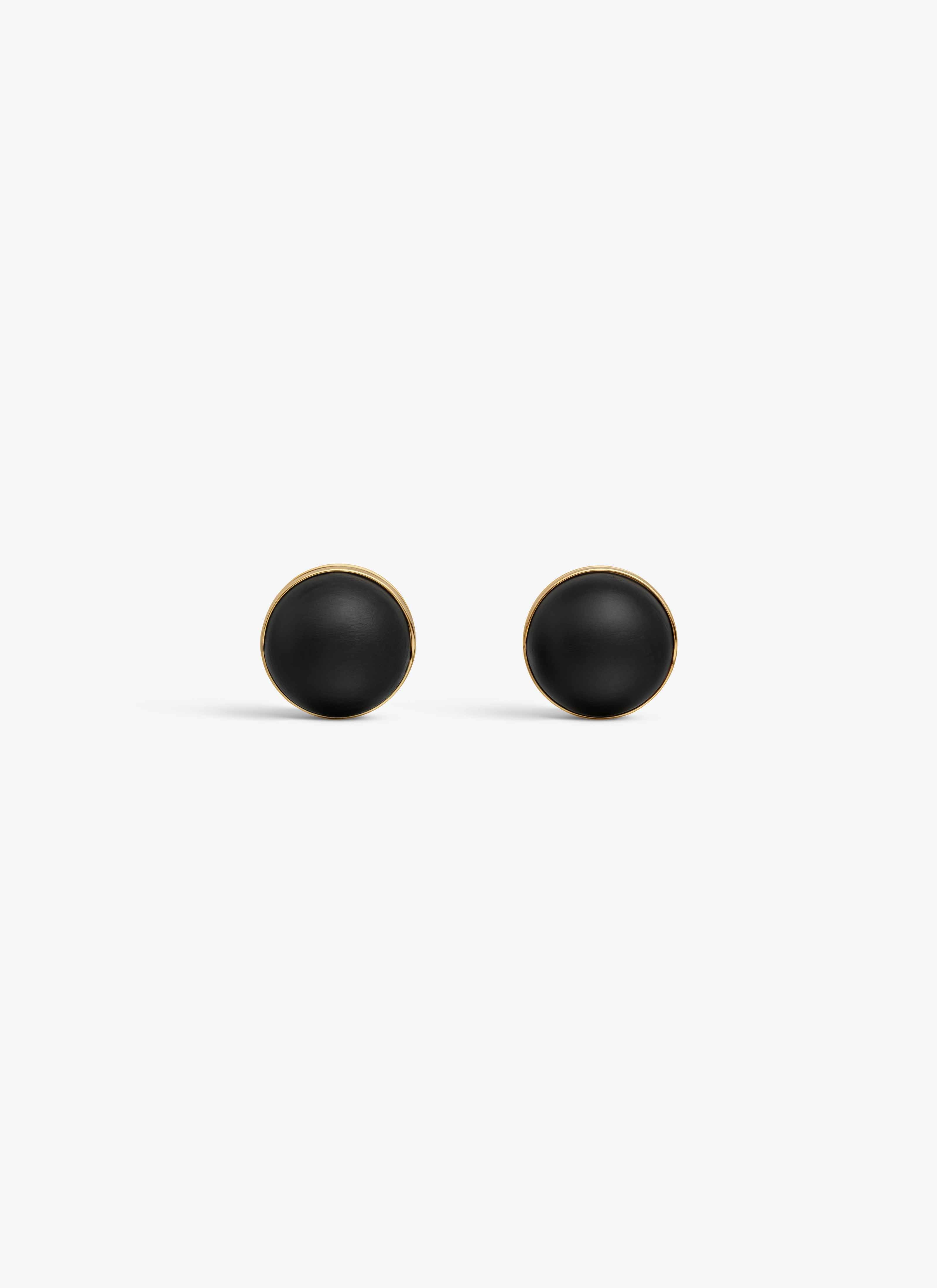 ALAÏA ORECCHINI SPHERE MARRONE