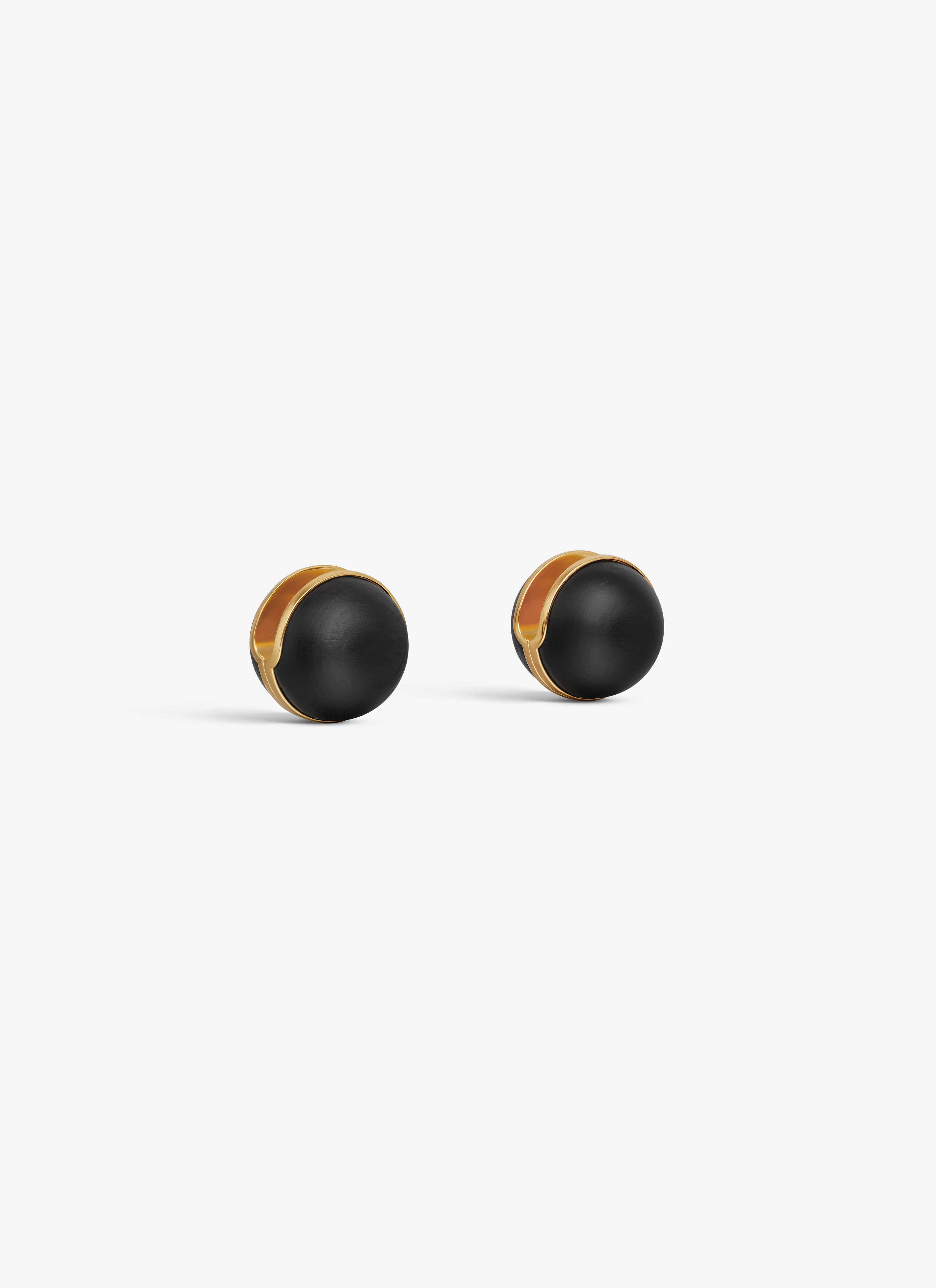 ALAÏA ORECCHINI SPHERE MARRONE