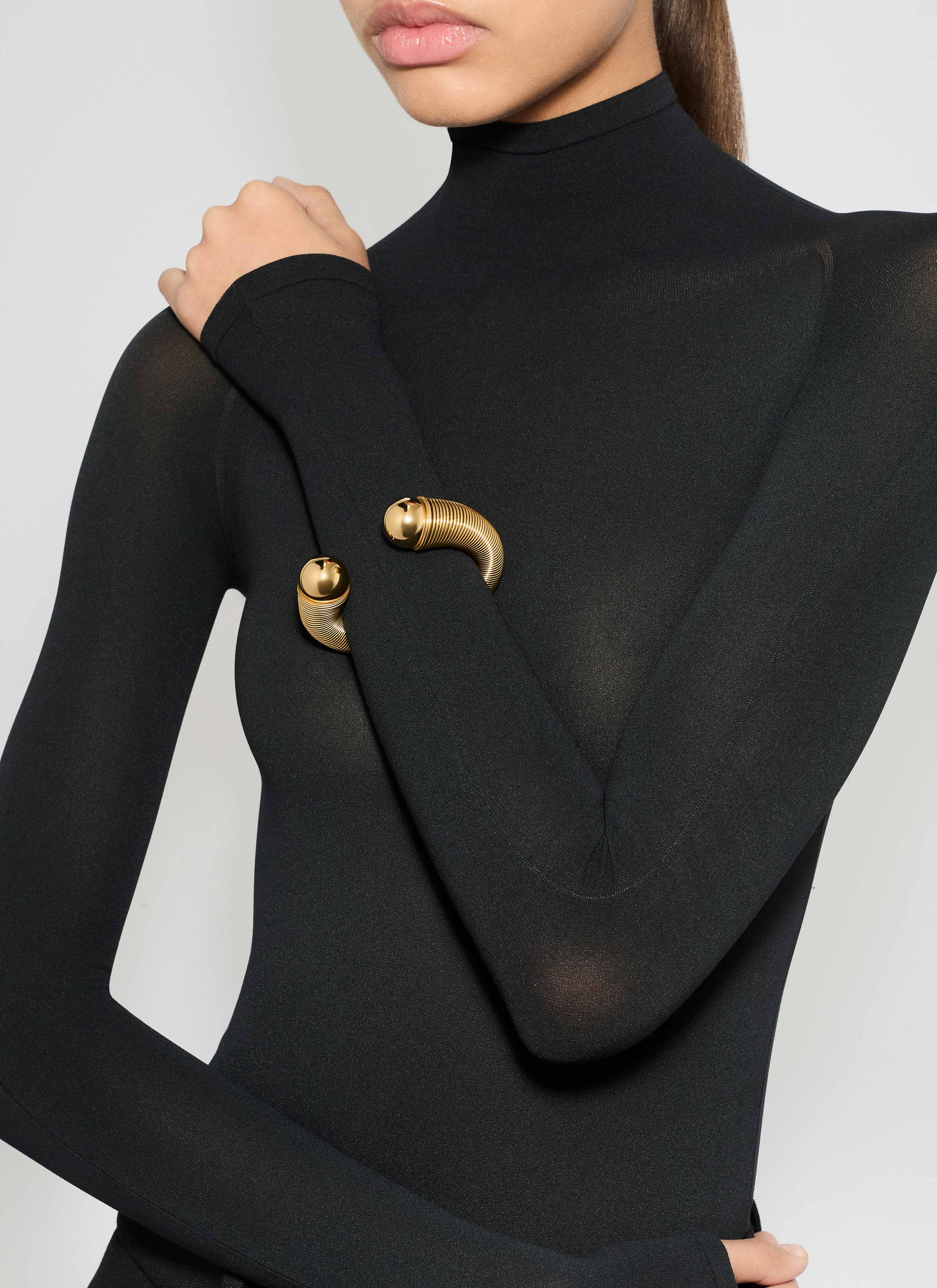 ALAÏA GOLD SPIRAL CUFF