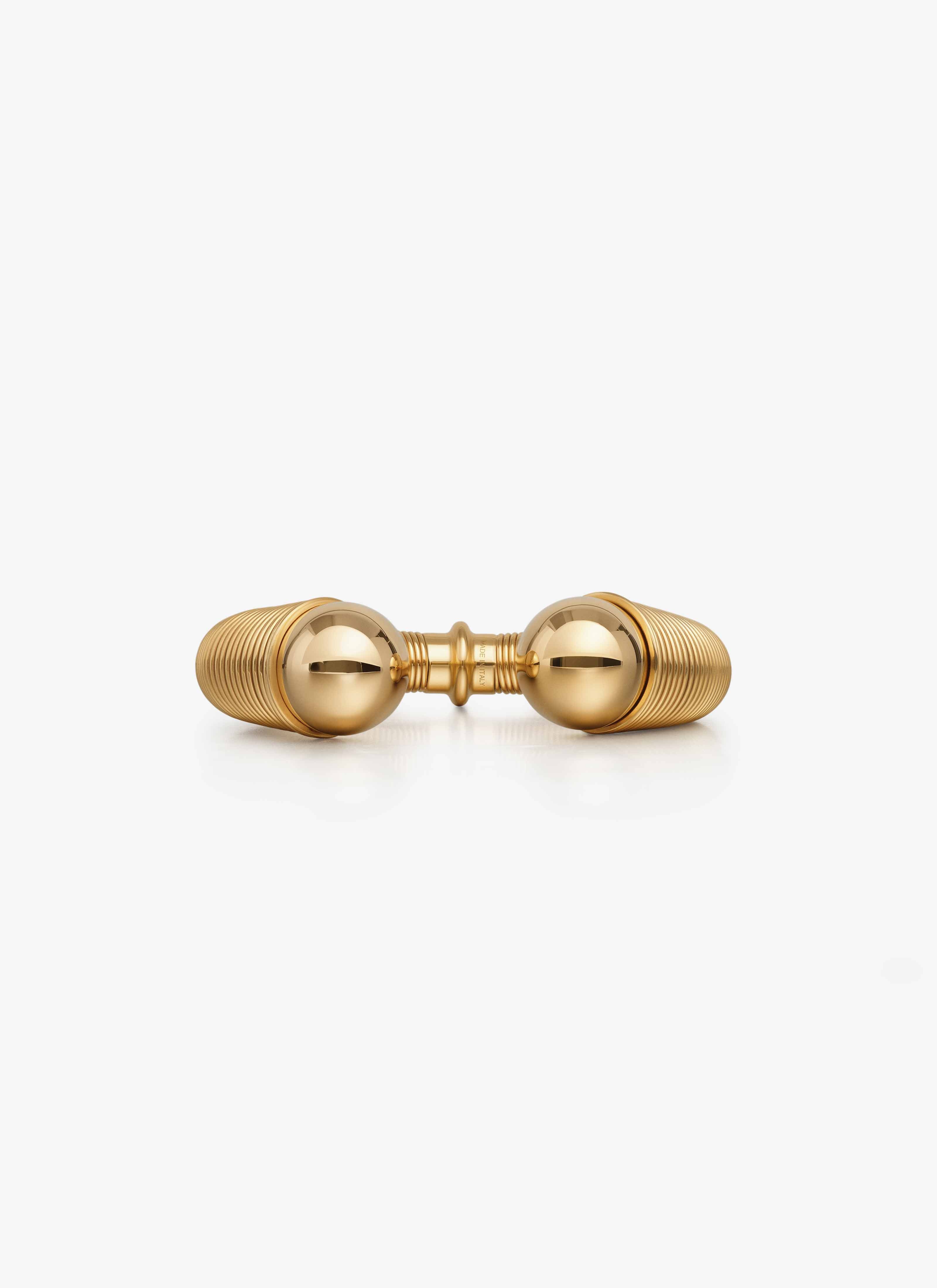 ALAÏA GOLD SPIRAL CUFF