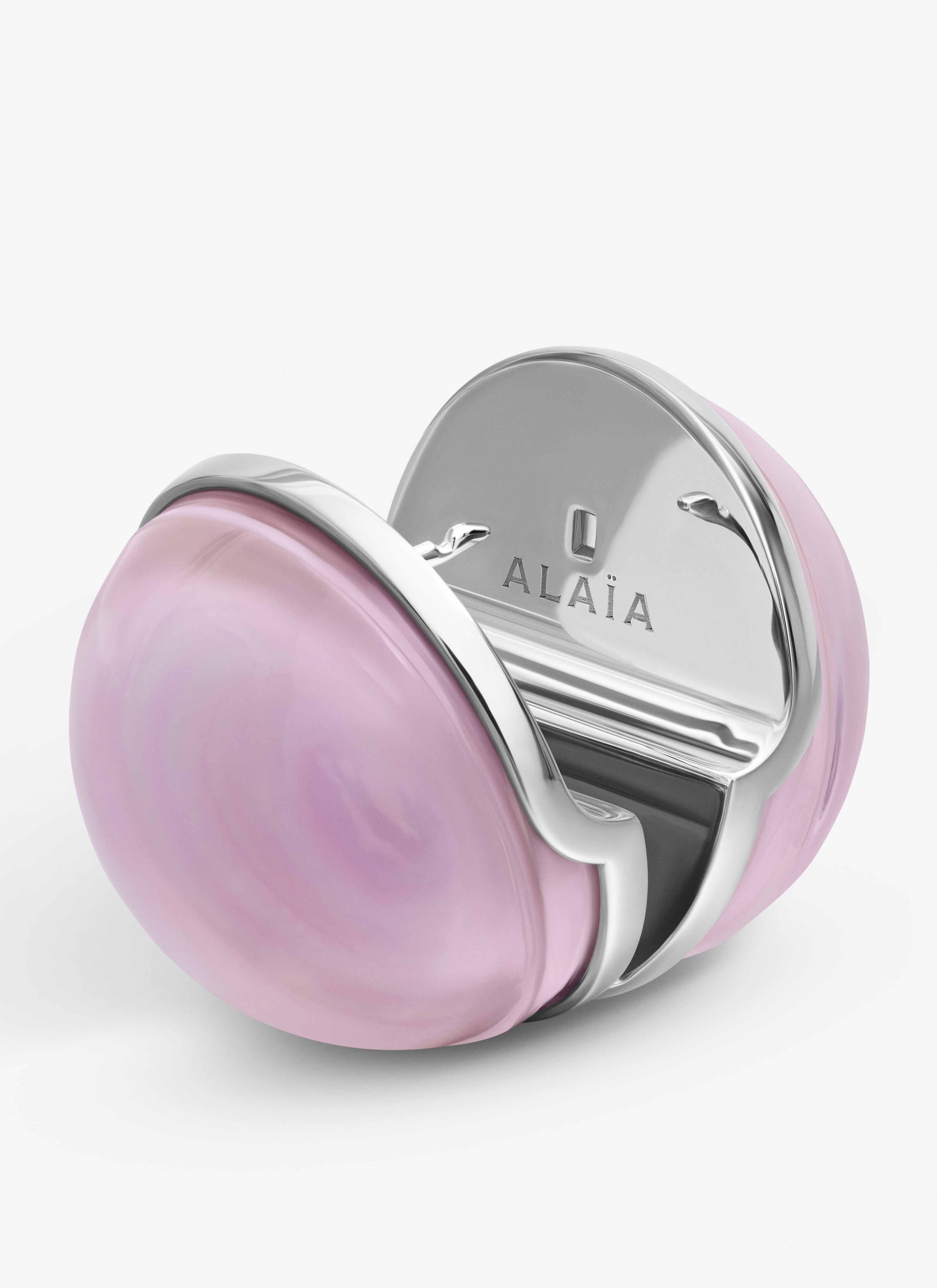 ALAÏA PINK SPHERE EARRINGS