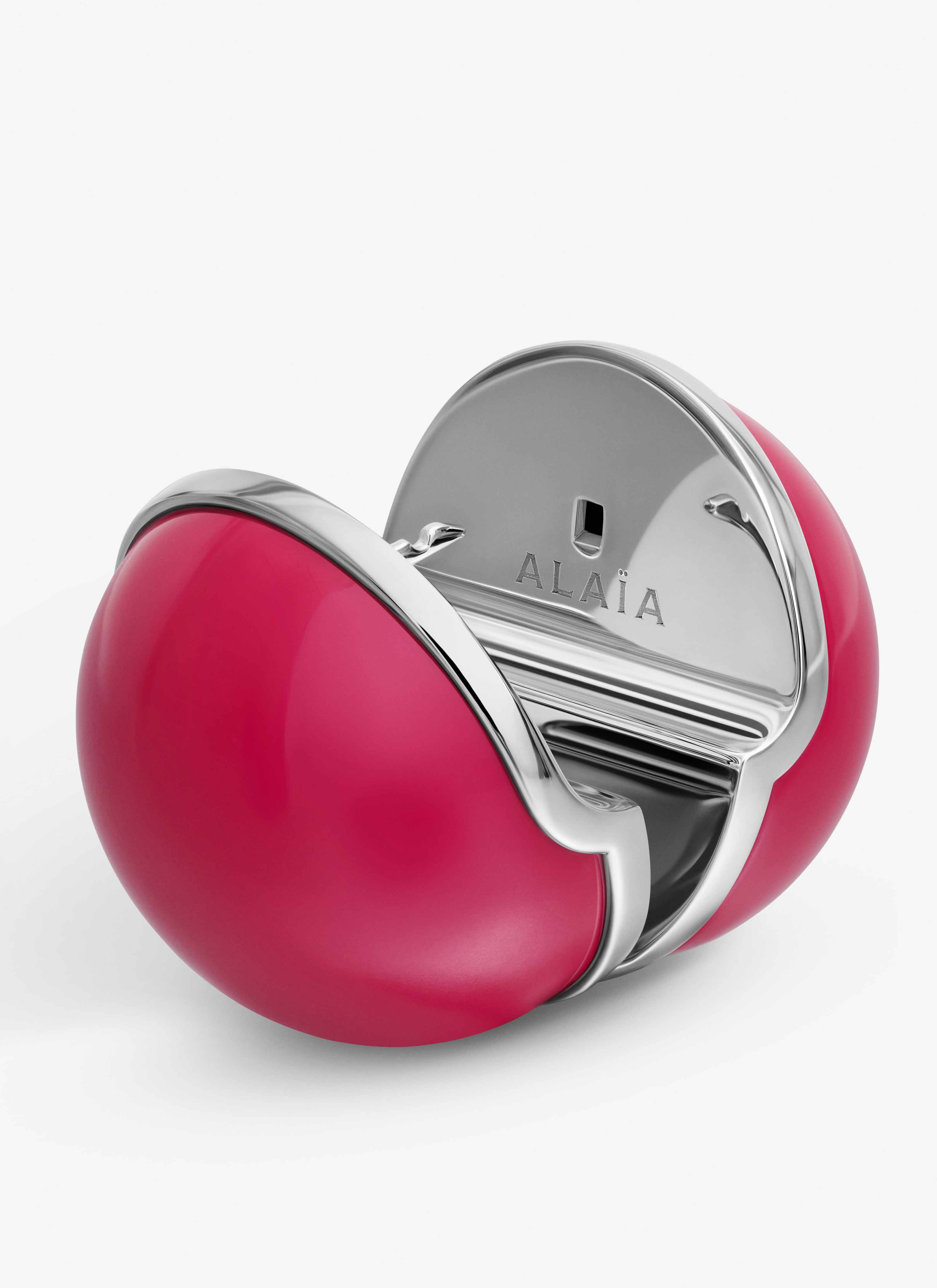 ALAÏA FUCHSIA SPHERE EARRINGS
