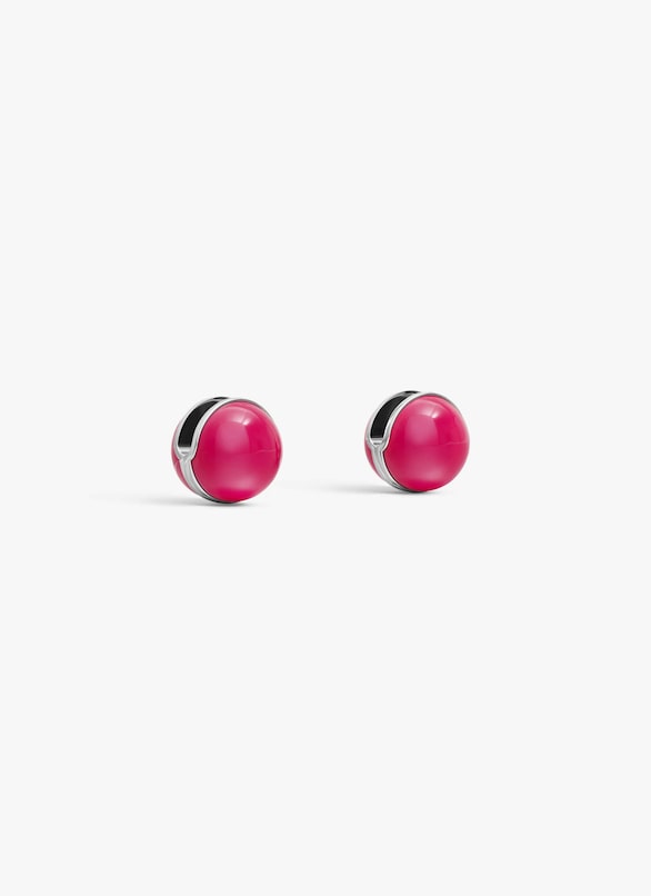 SPHERE EARRINGS ALAÏA FUCHSIA SPHERE EARRINGS
