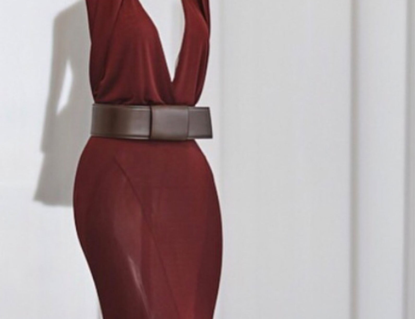 azzedine alaia red dress