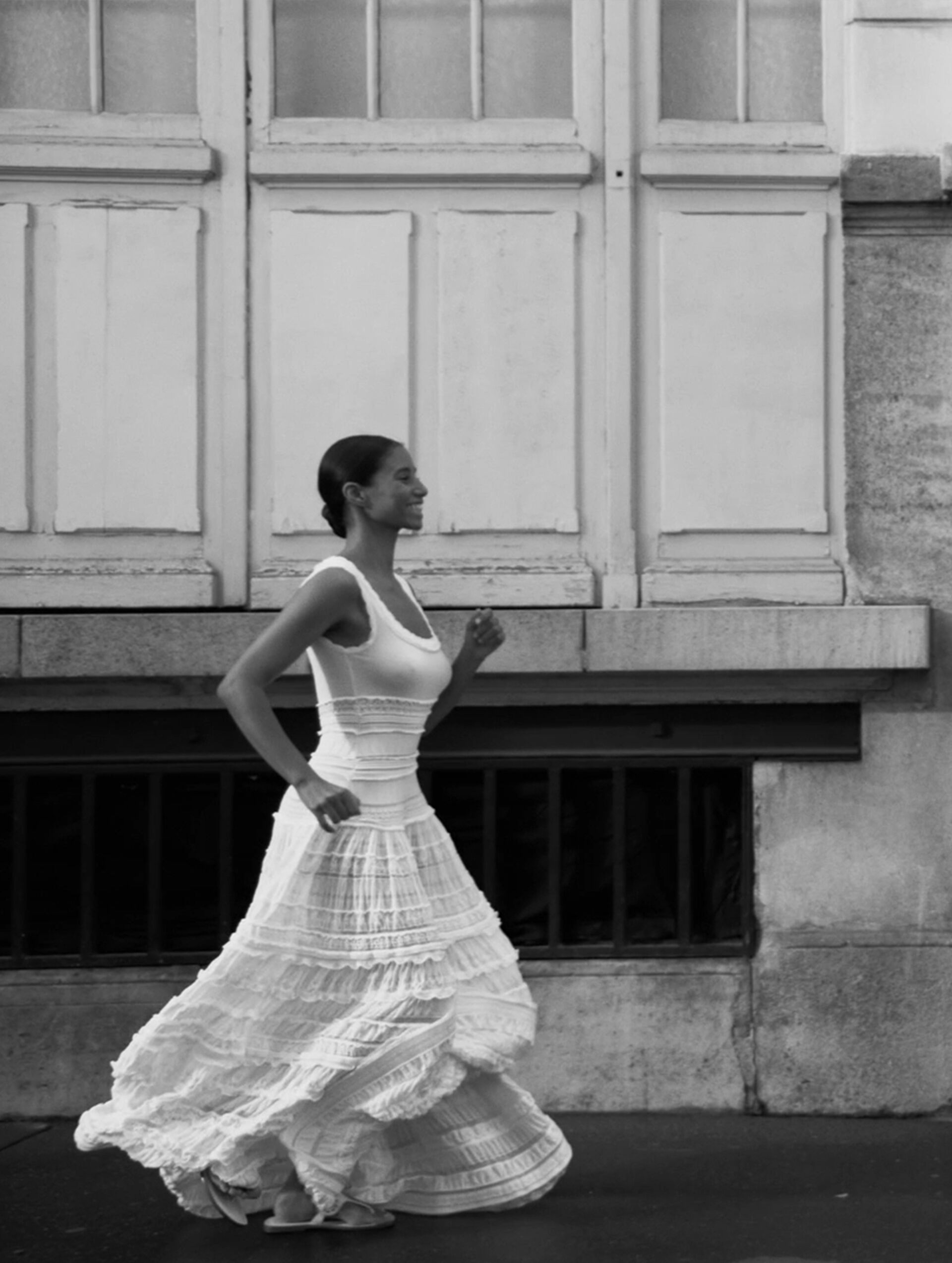 azzedine alaia white dress