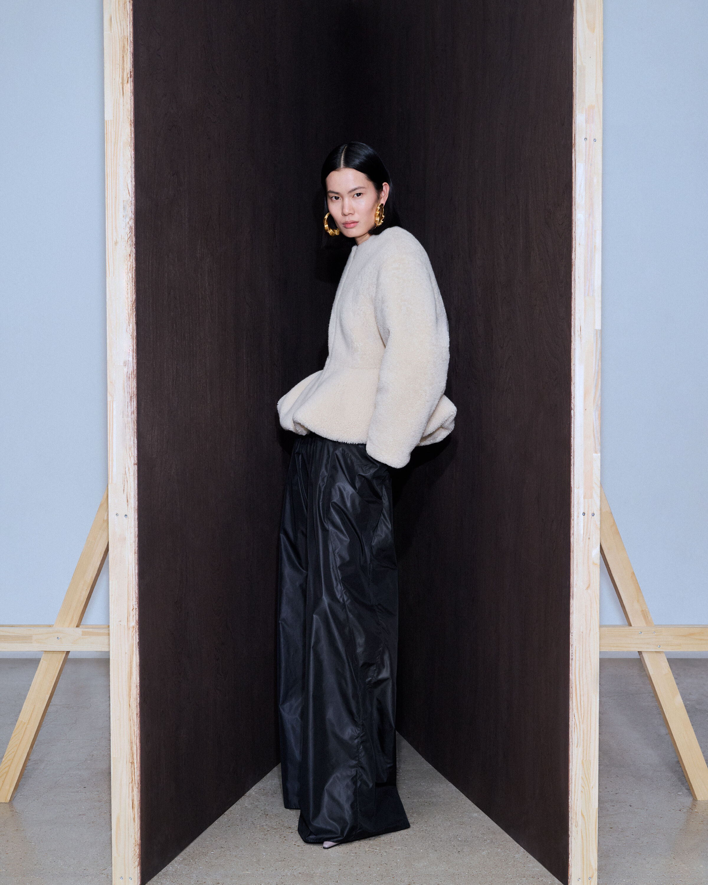 ALAÏA ラクスカーフスキン製Vienneウェーブ ビスチェベルト