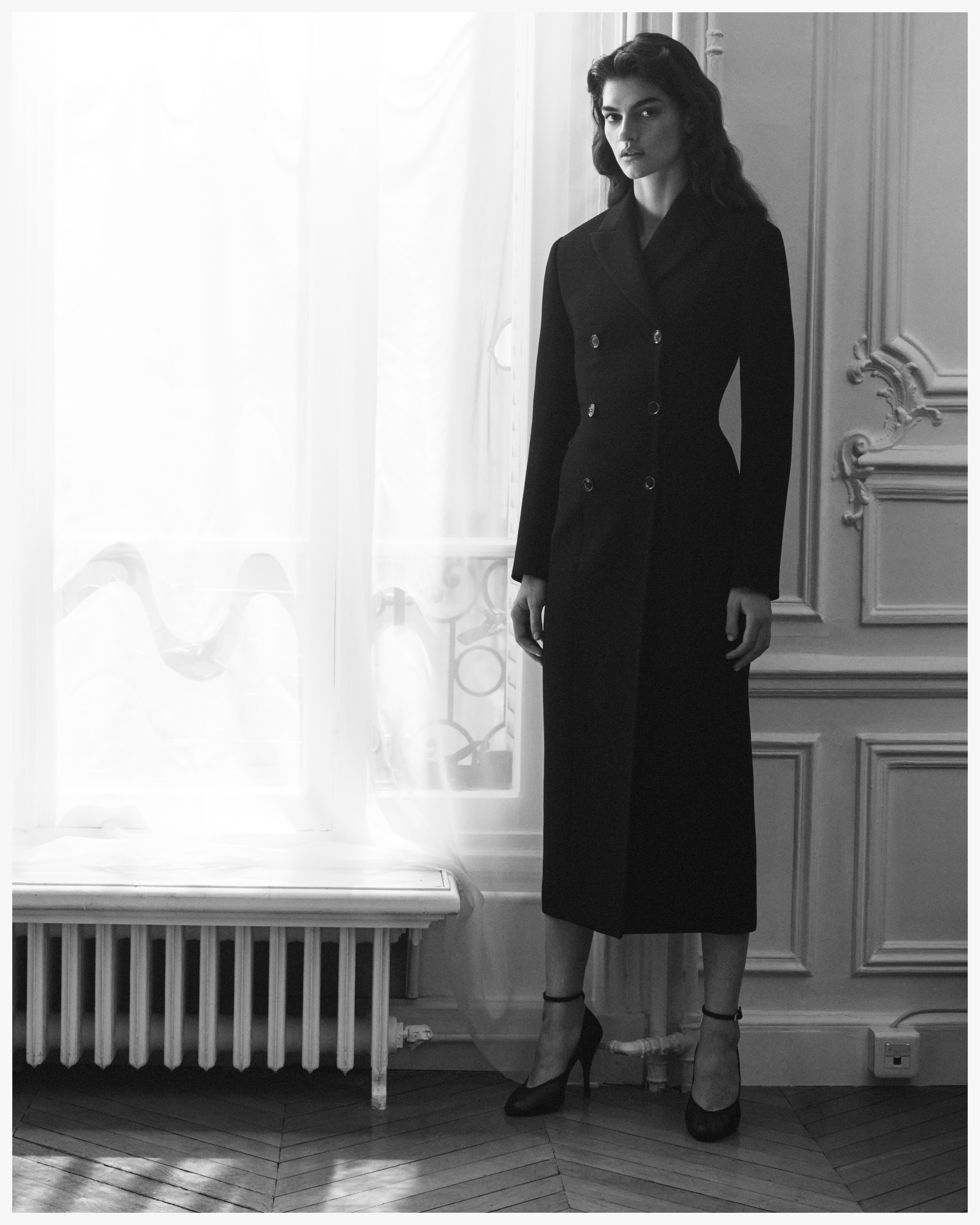 ALAÏA GREEN VELVET TAILORED COAT | ALAÏA BE