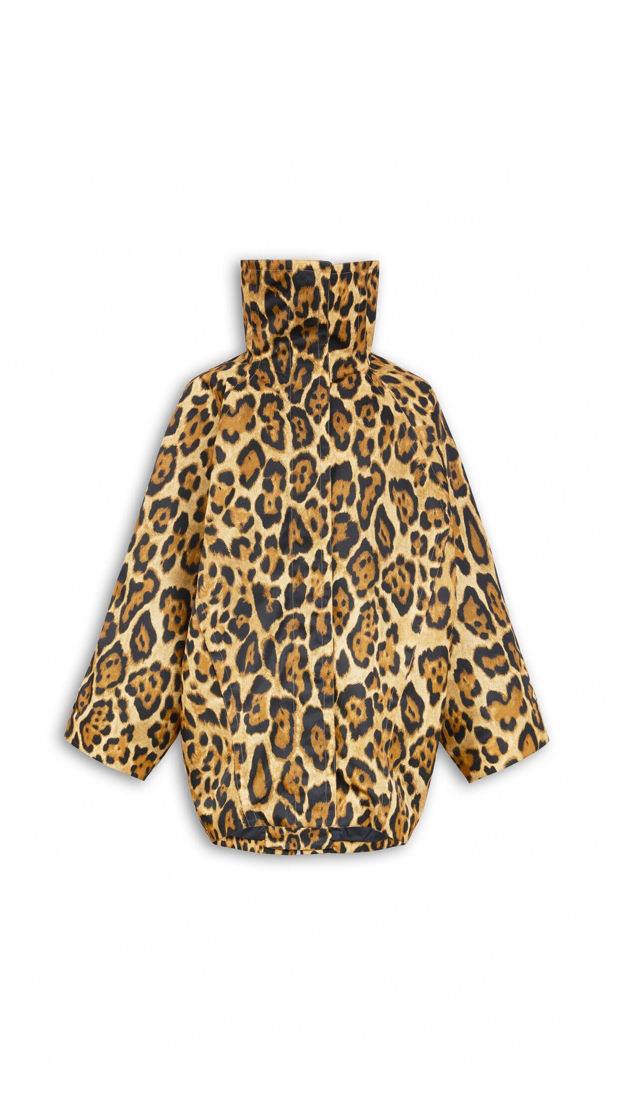 LAYERED TWILL COAT