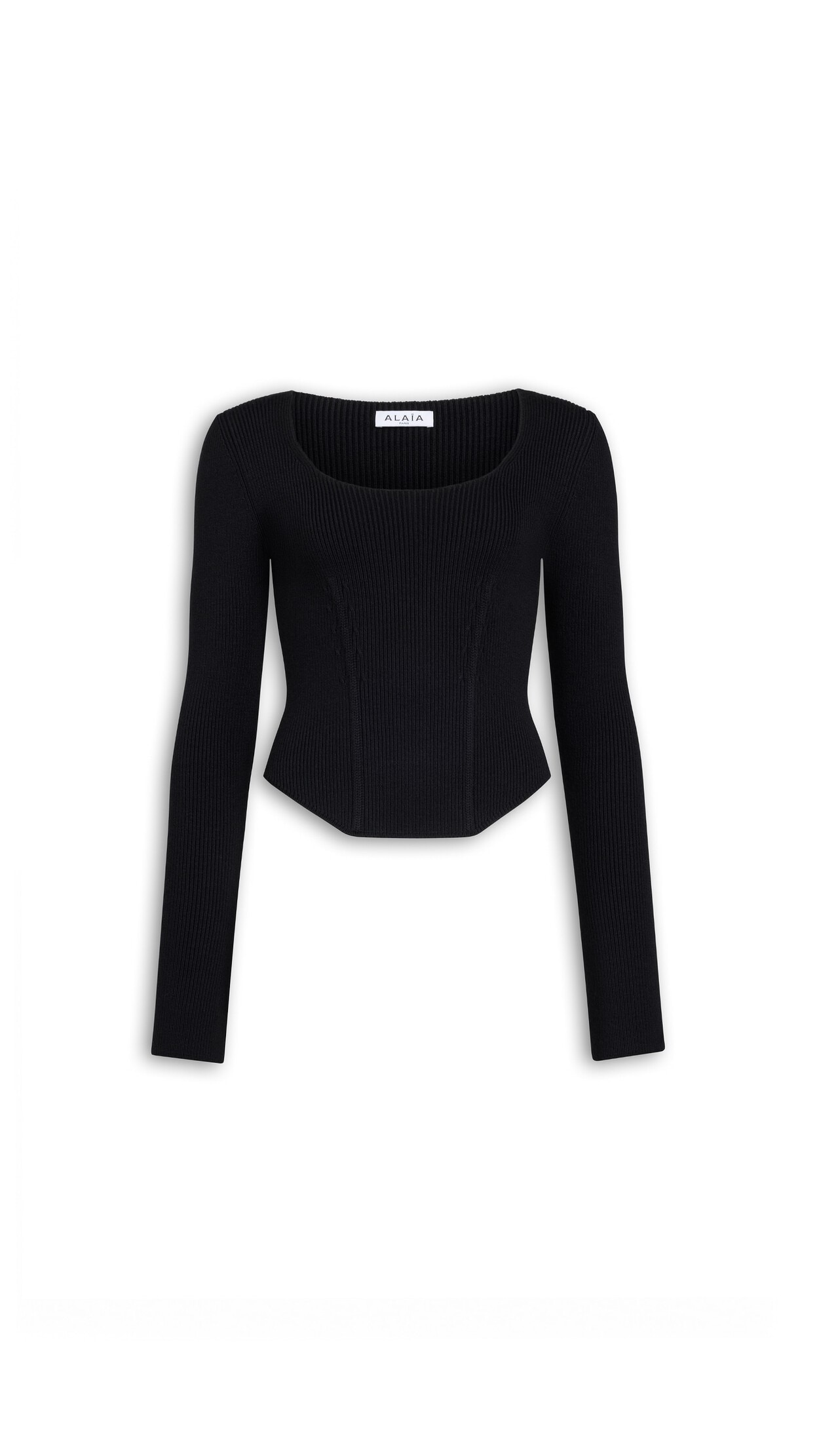 CORSET WOOL TOP