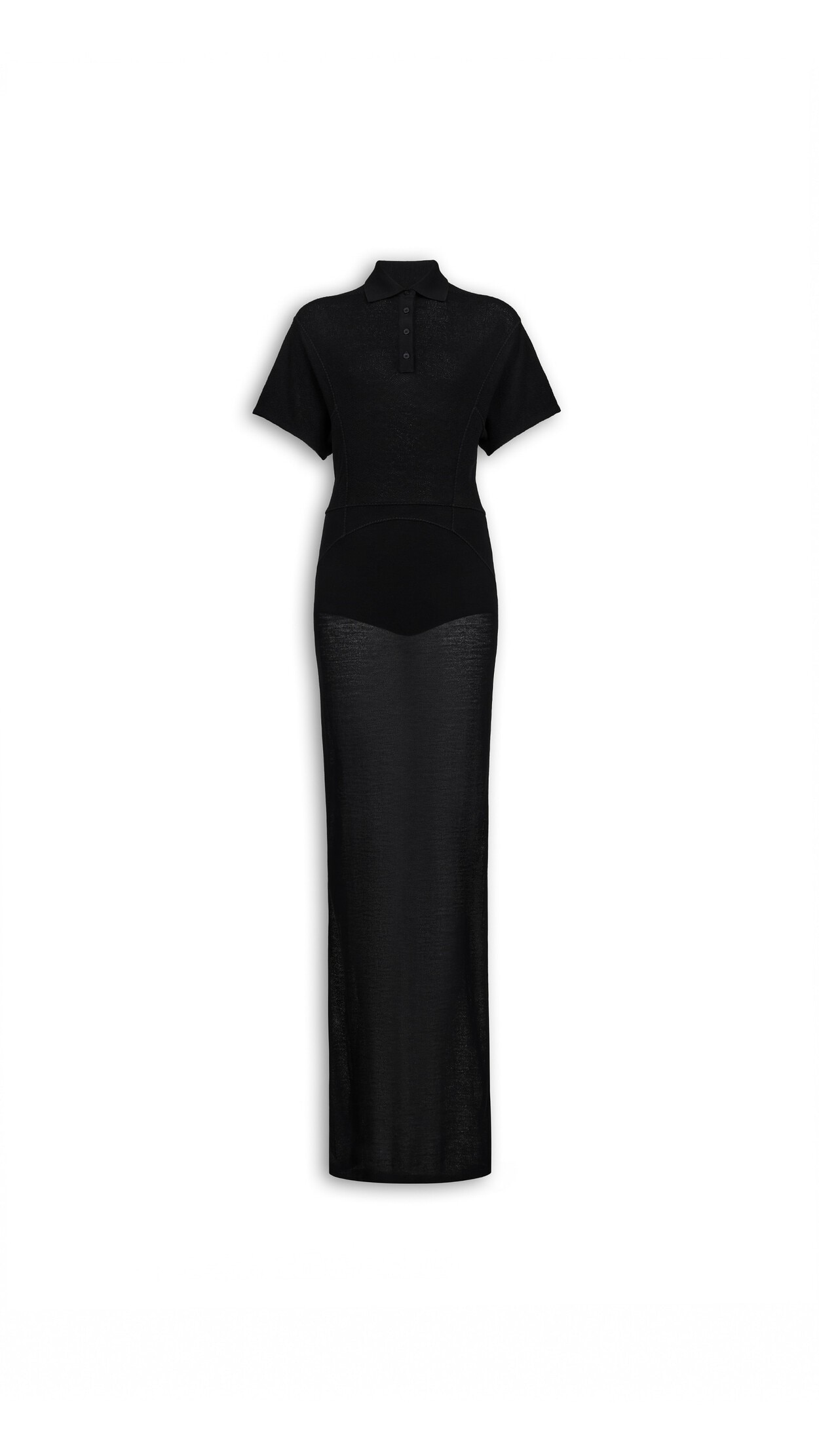 WOOL-BLEND POLO DRESS