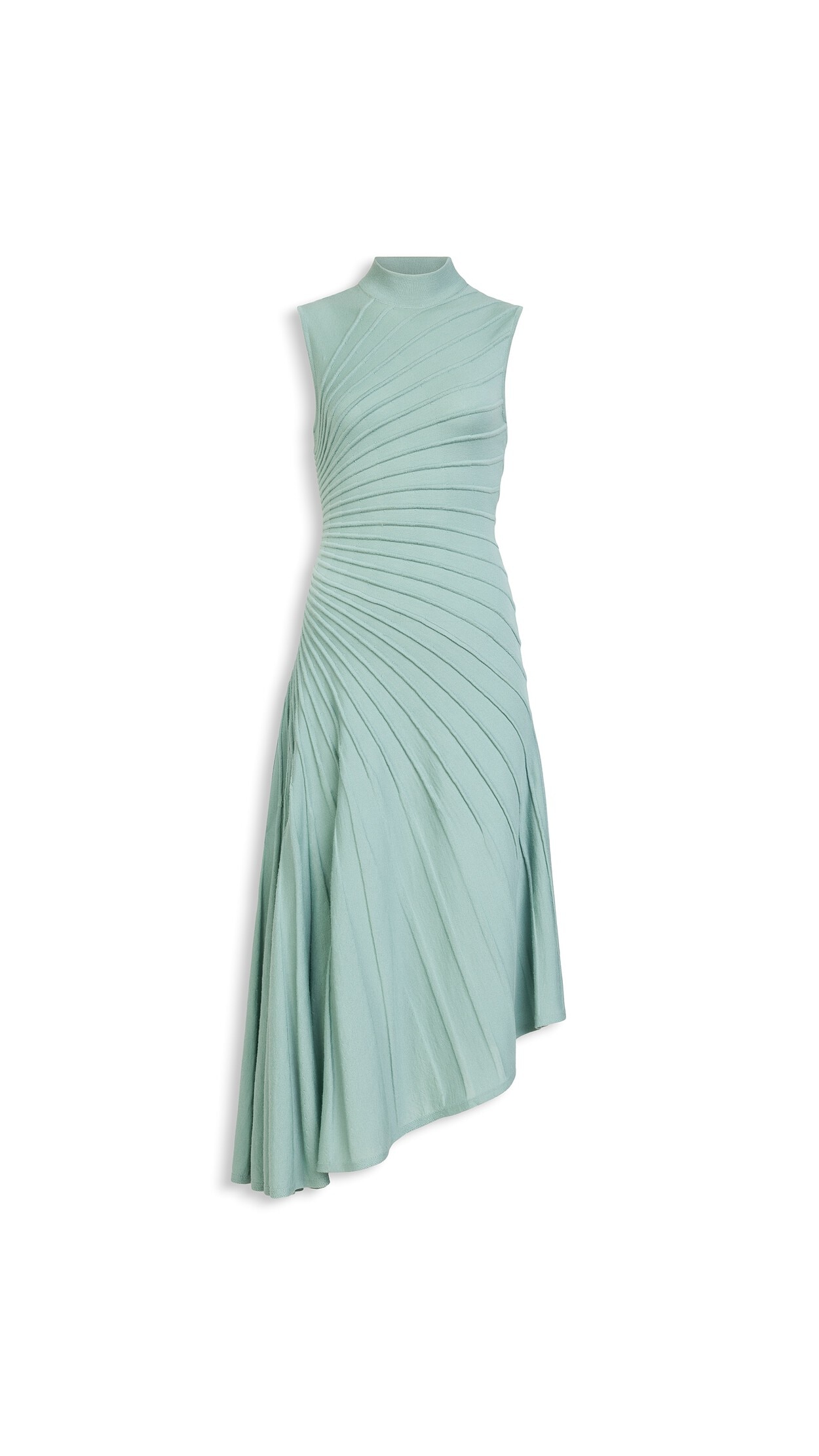alaia asymmetrical knit dress AlaA Asymmetrical Knitted Dress - White