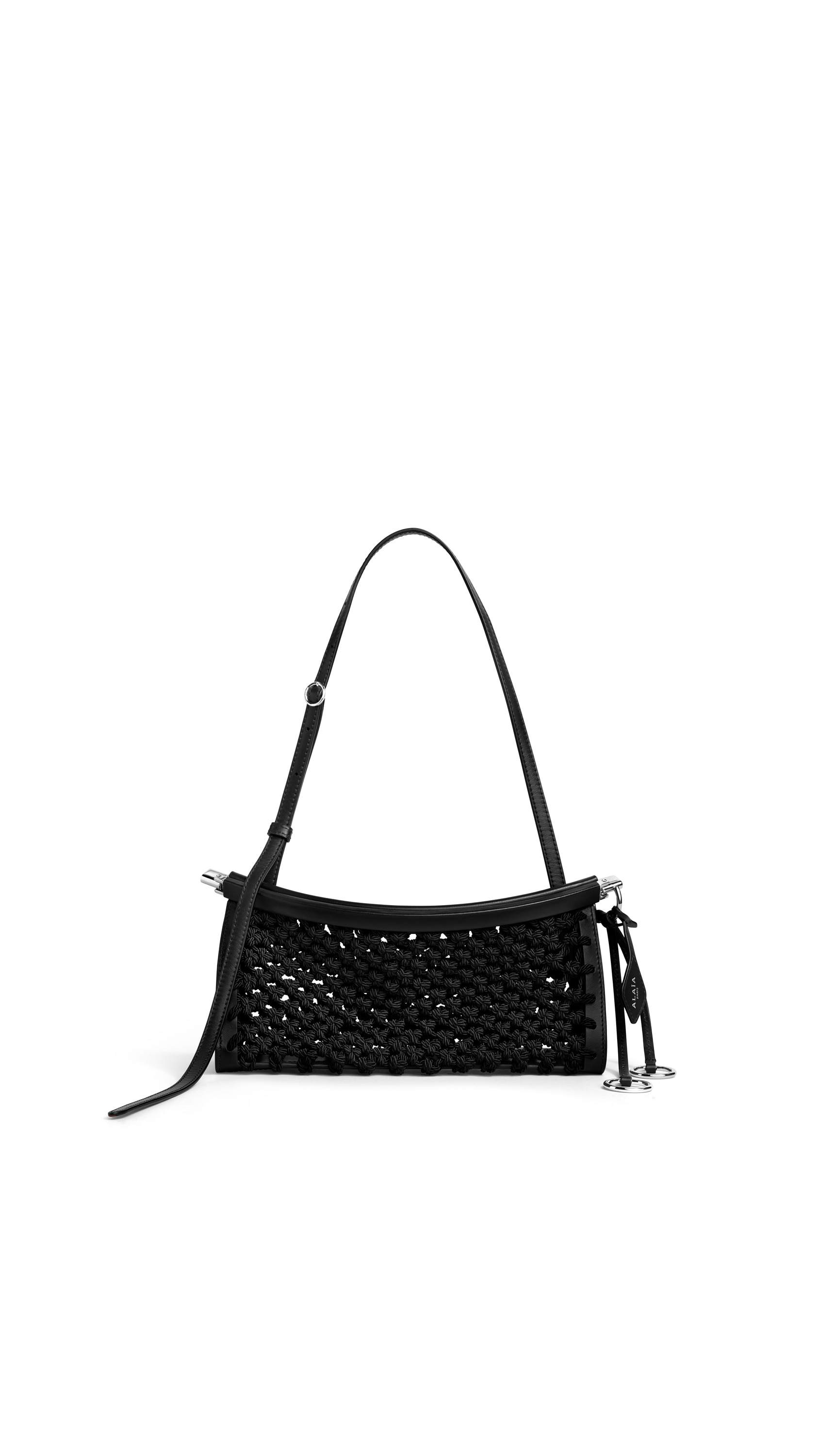 LE CLICK EAST WEST SMALL BAG IN SATIN CORD