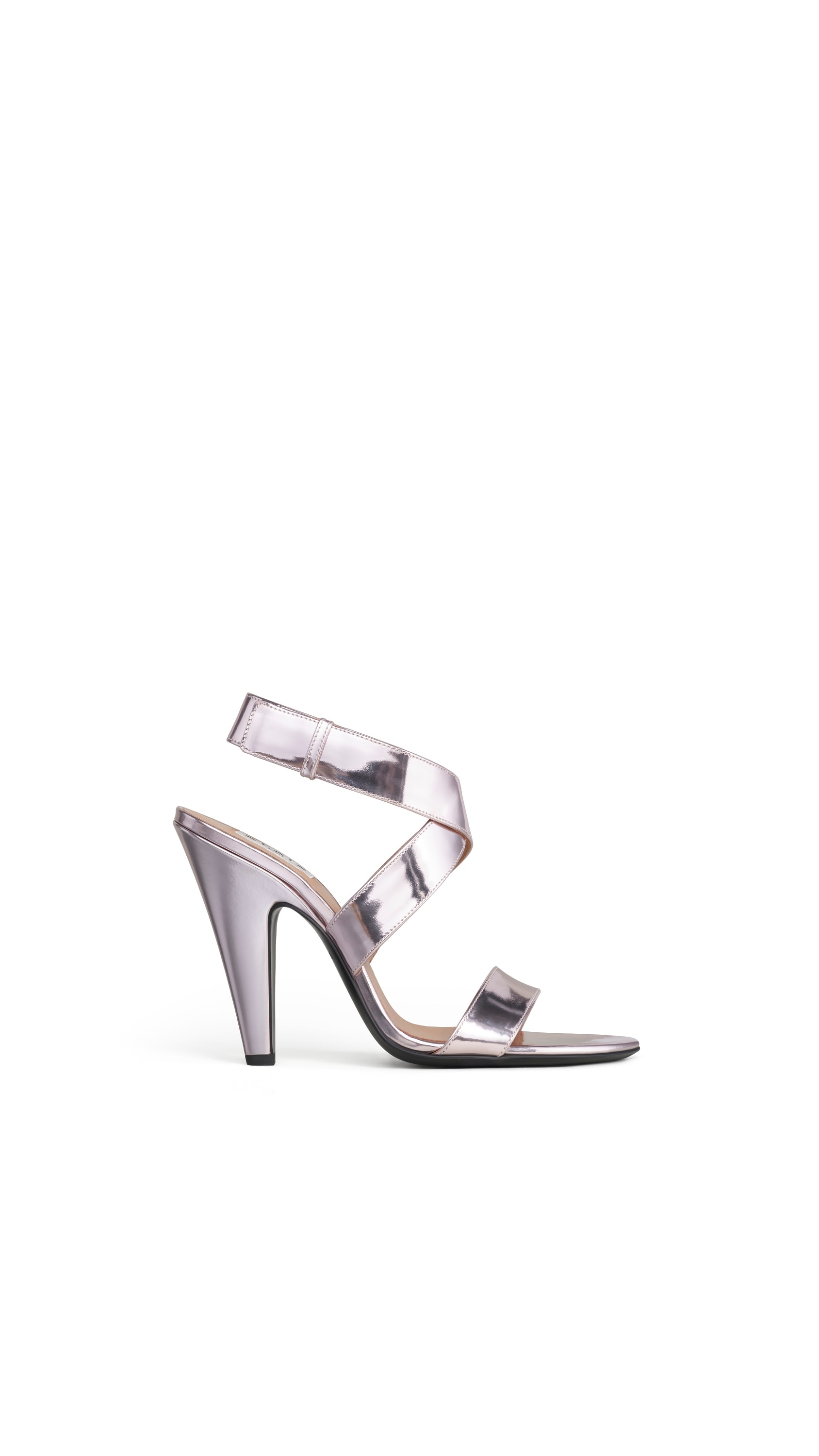 CONE SANDALS IN MIRROR CALFSKIN