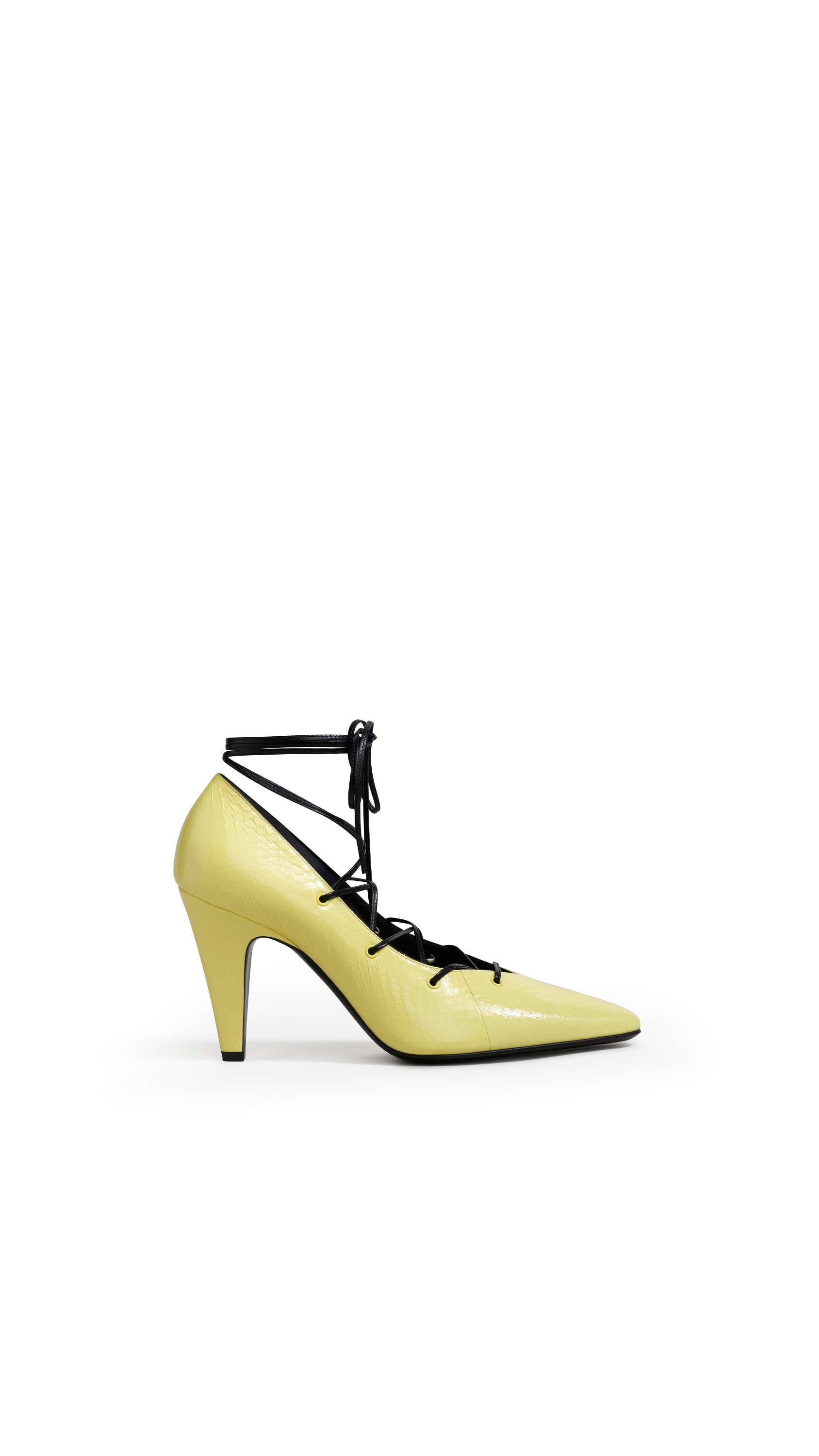 CONE LACED PUMPS IN AYERS LEATHER