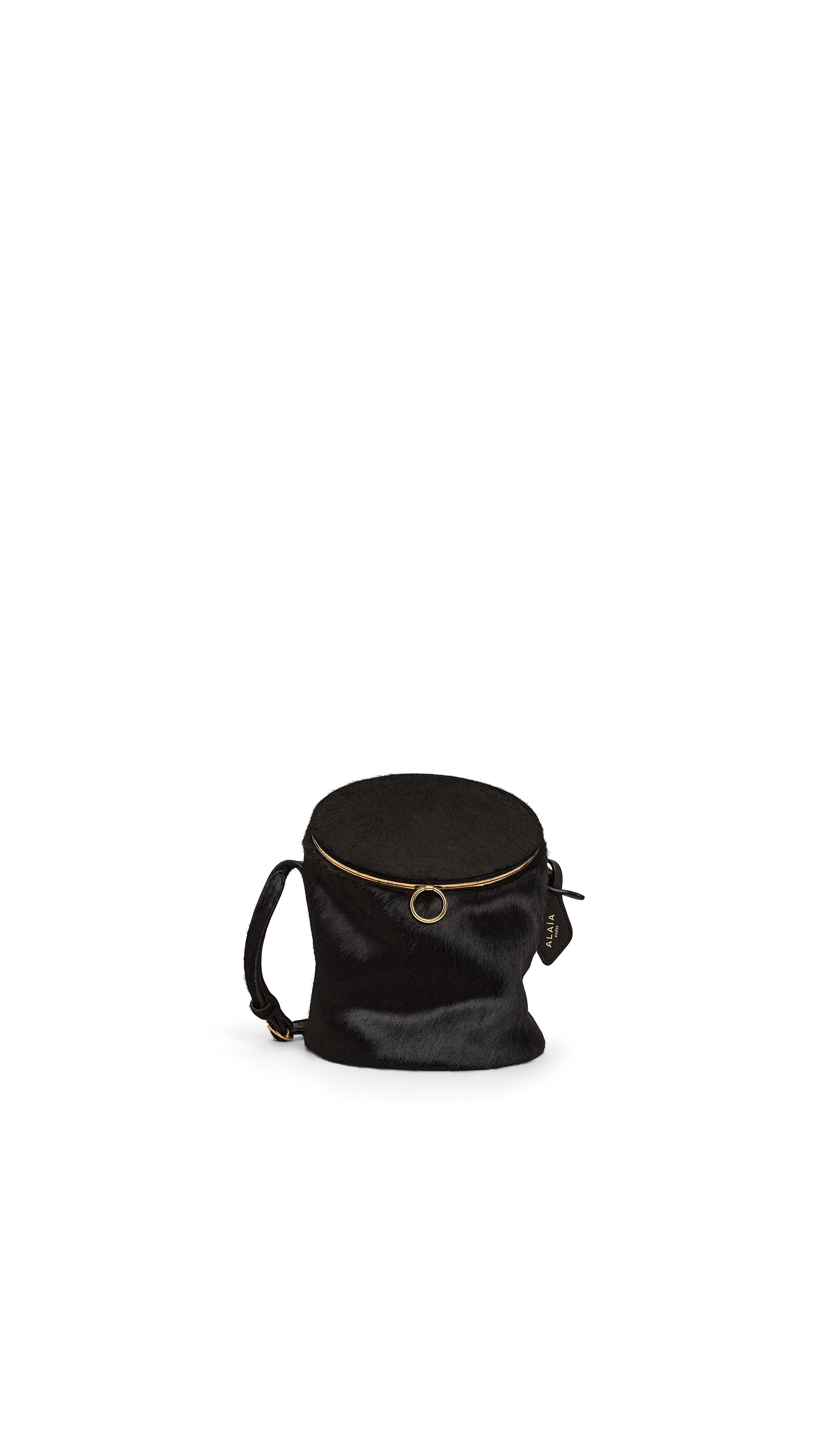 LA CANETTE SMALL BAG IN HAIRCALF