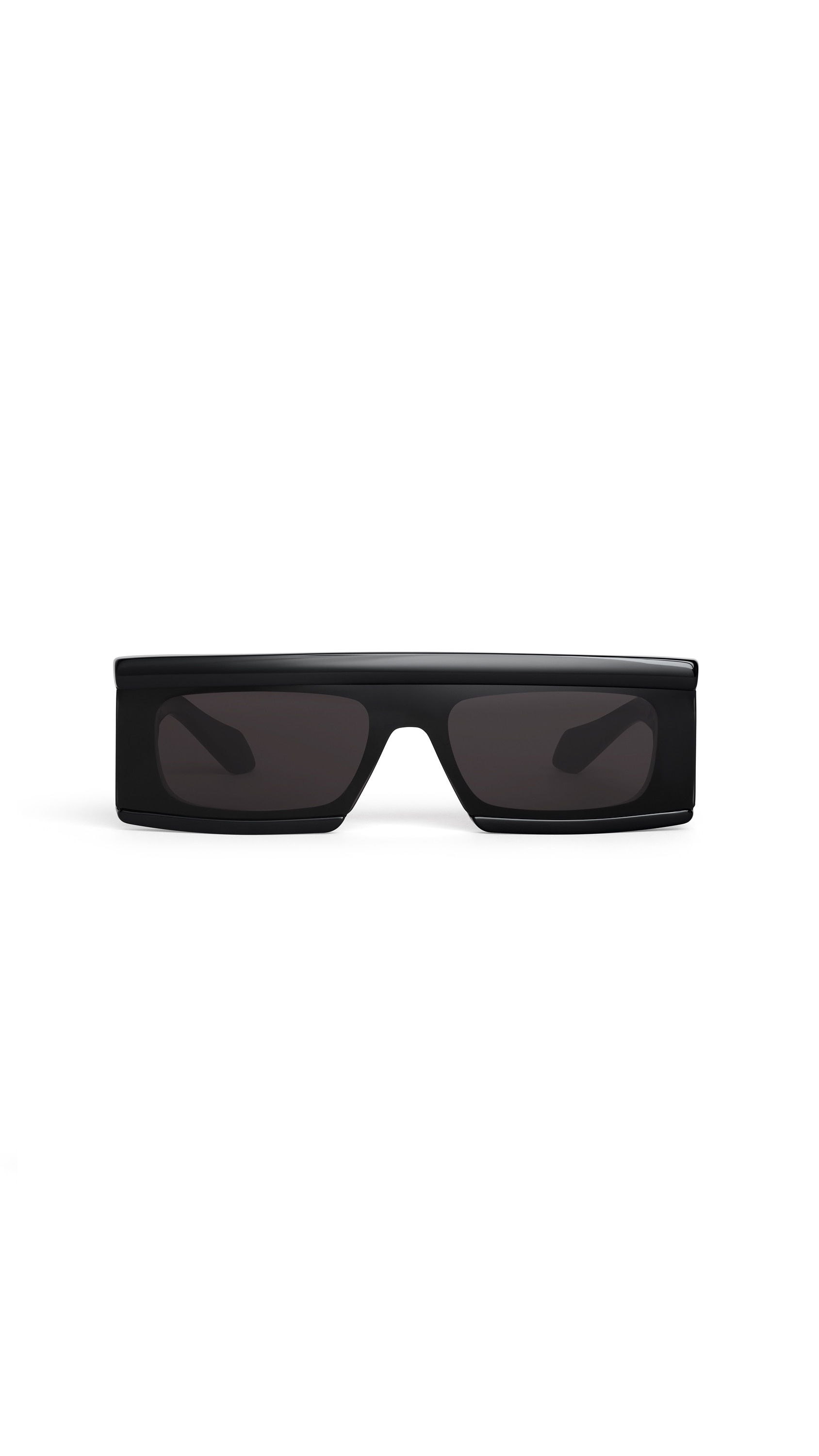 ALAÏA BLACK RECTANGULAR MASK SUNGLASSES | ALAÏA US