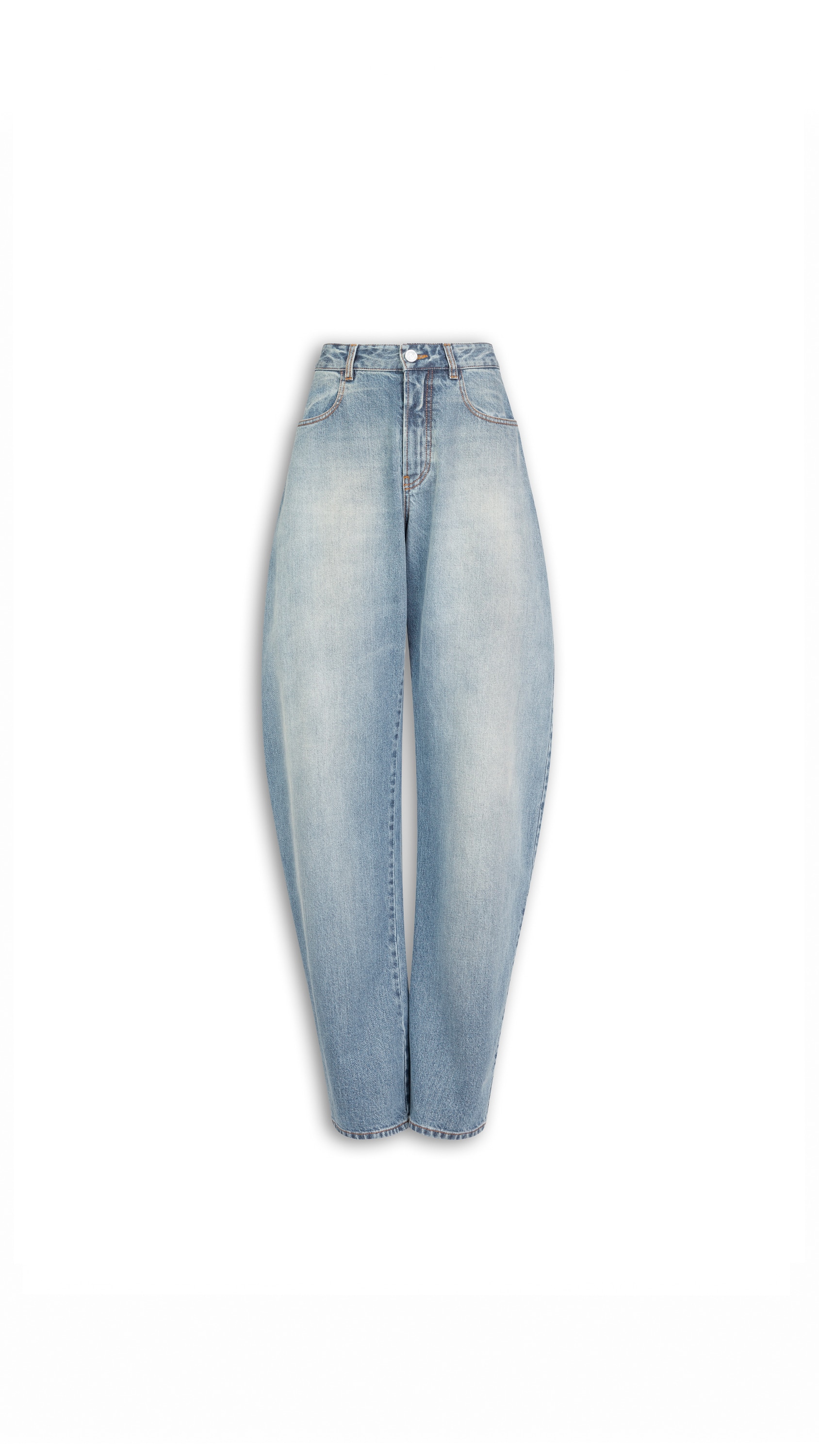 LOW-WAIST ROUND JEANS