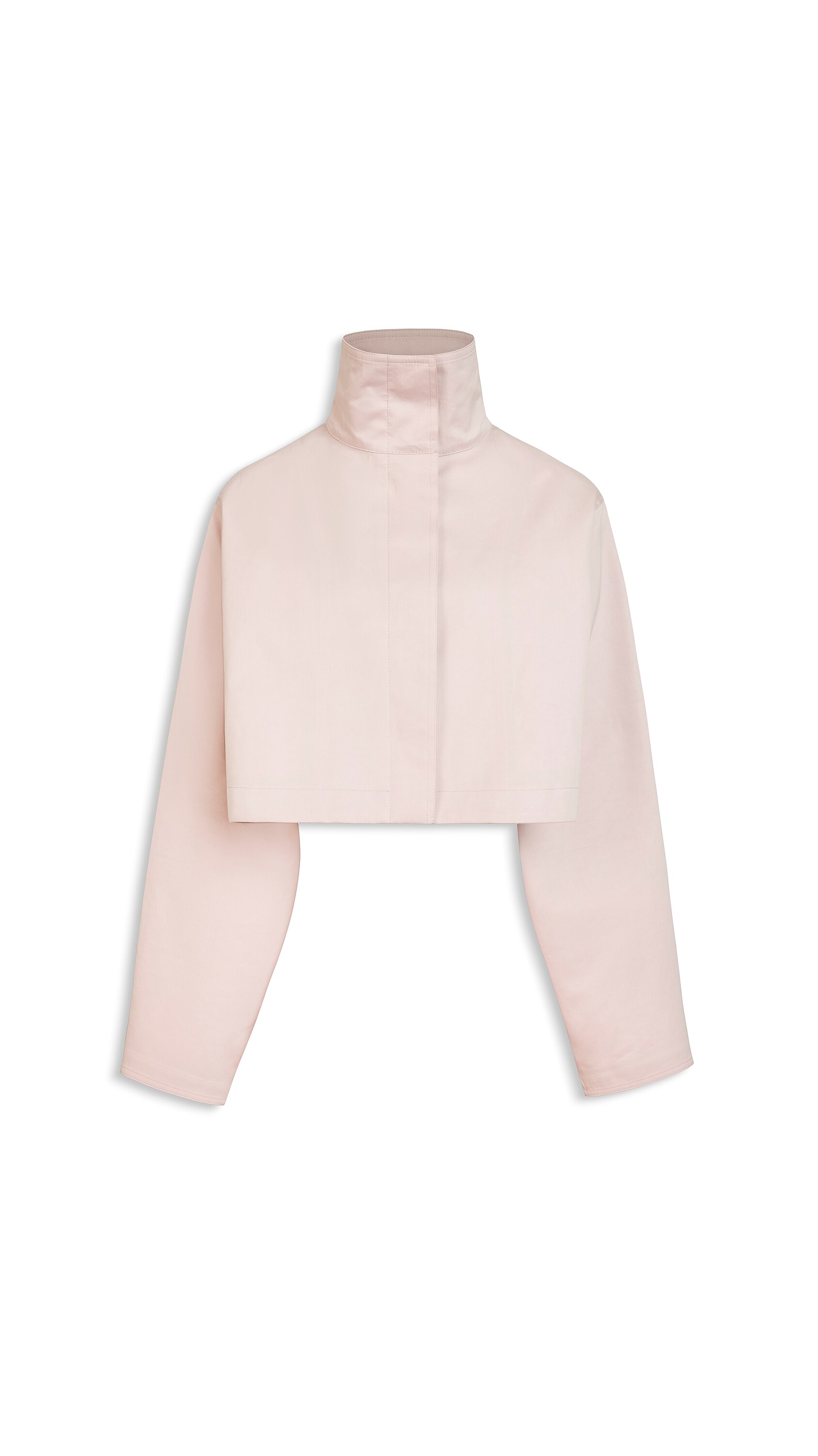 ★希少★ALAÏA /アライア/ジップアップジャケット/FR36サイズ ALAÏA シルク コットン クロップドジャケット ピンク | ALAÏA JP