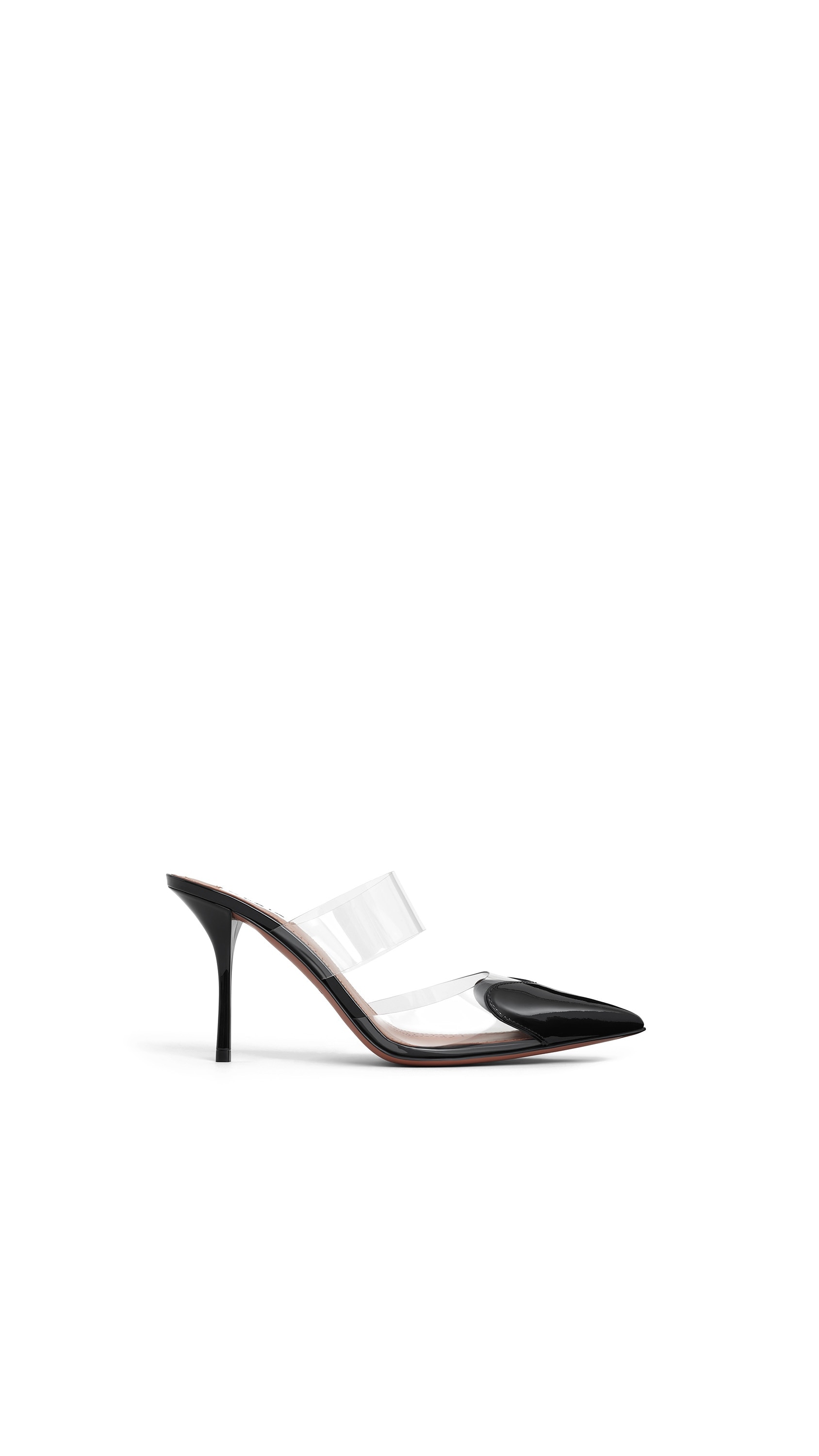 LE CŒUR MULES IN PATENT LEATHER
