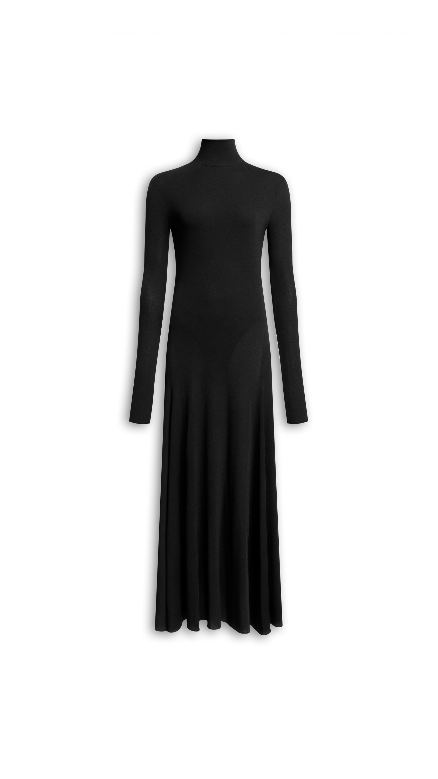 FLUID JERSEY HEART DRESS