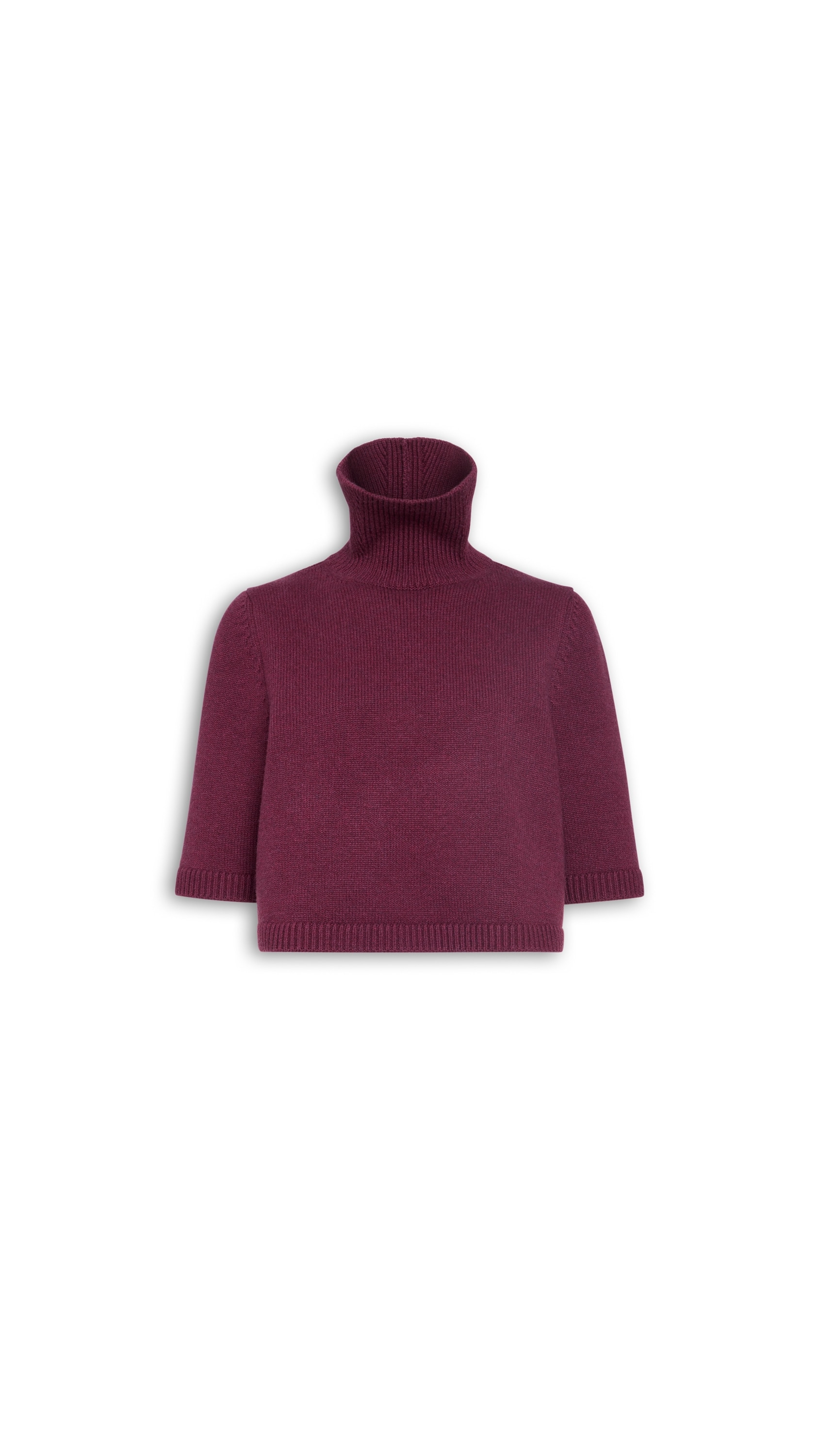 CASHMERE KNIT CROPPED JUMPER