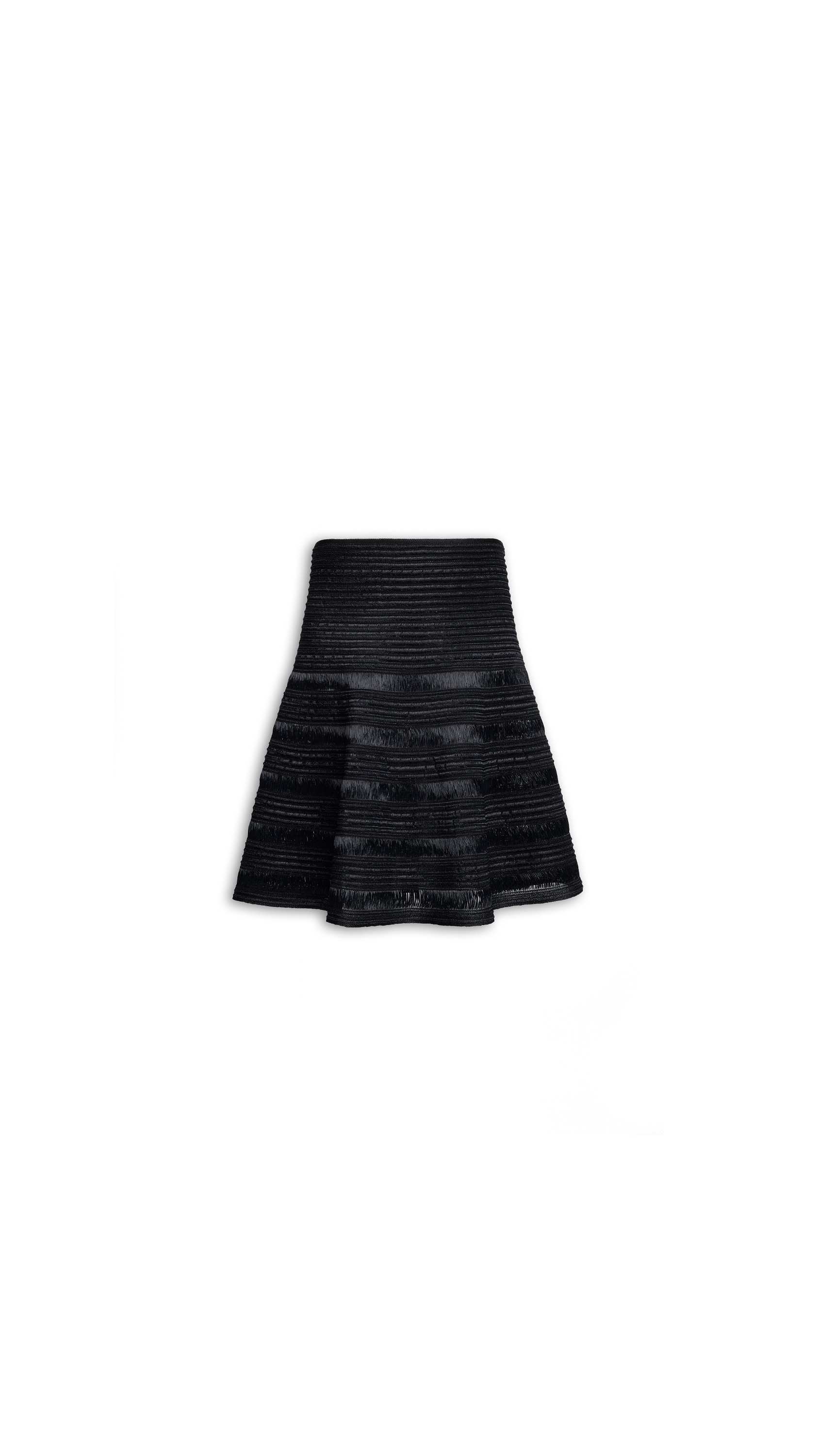 ALAÏA BLACK KNITTED SKIRT | ALAÏA US
