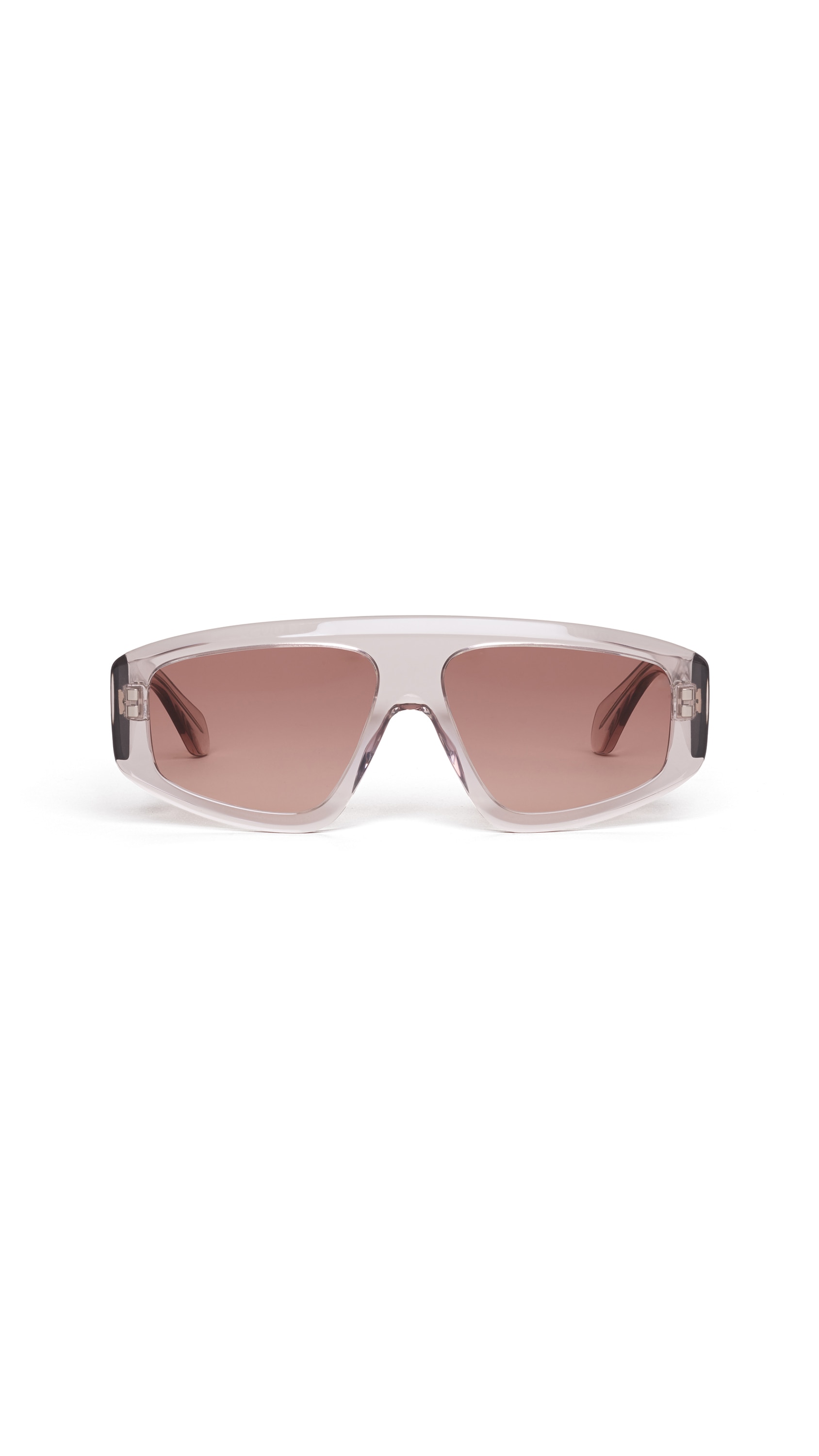 ALAÏA BROWN/CARAMEL AVIATOR MASK SUNGLASSES | ALAÏA US