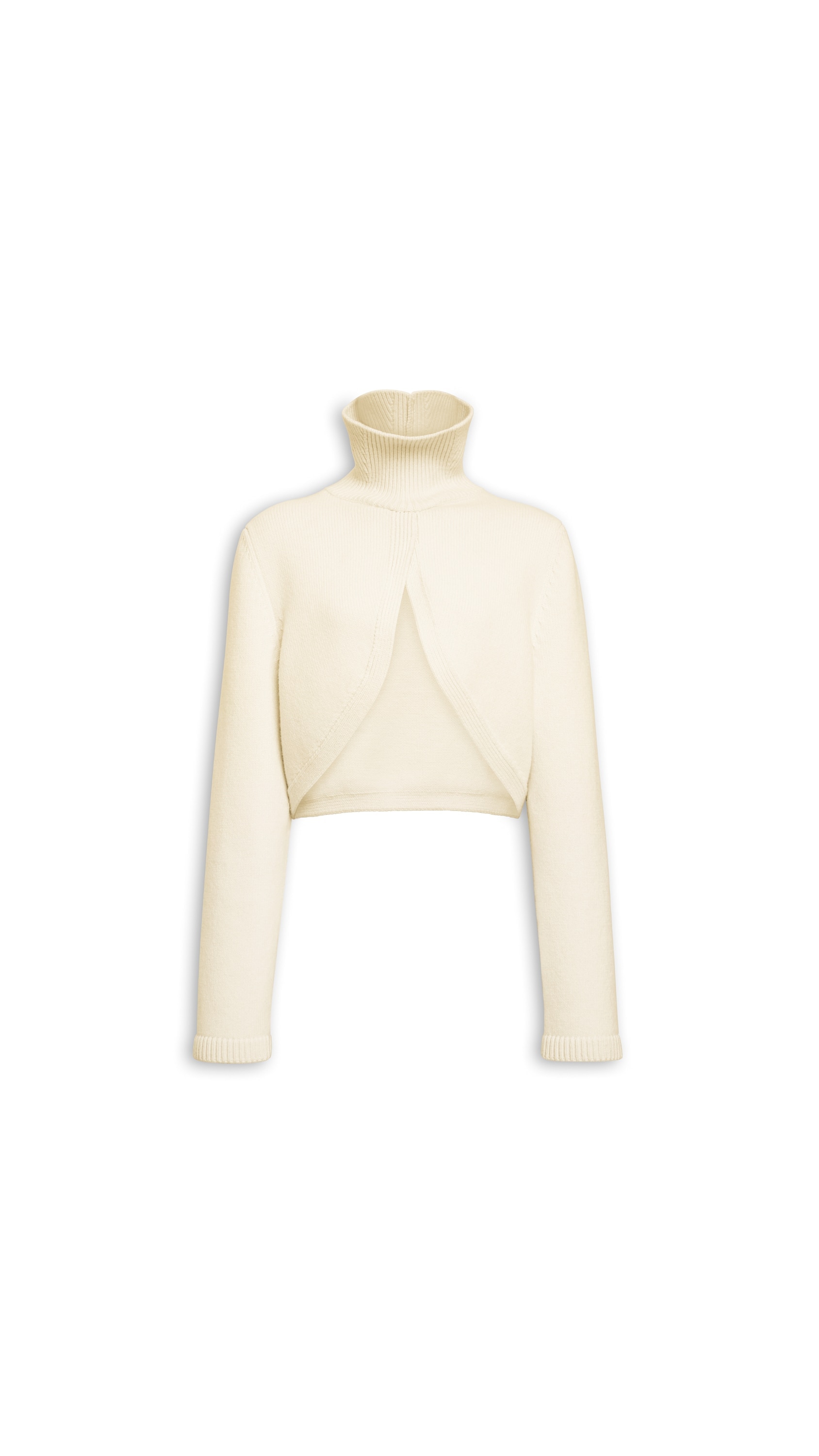 alaia  コムデギャルソン ニット トップス ALAÏA NATURAL WHITE CASHMERE KNIT CUT-OUT JUMPER | ALAÏA US