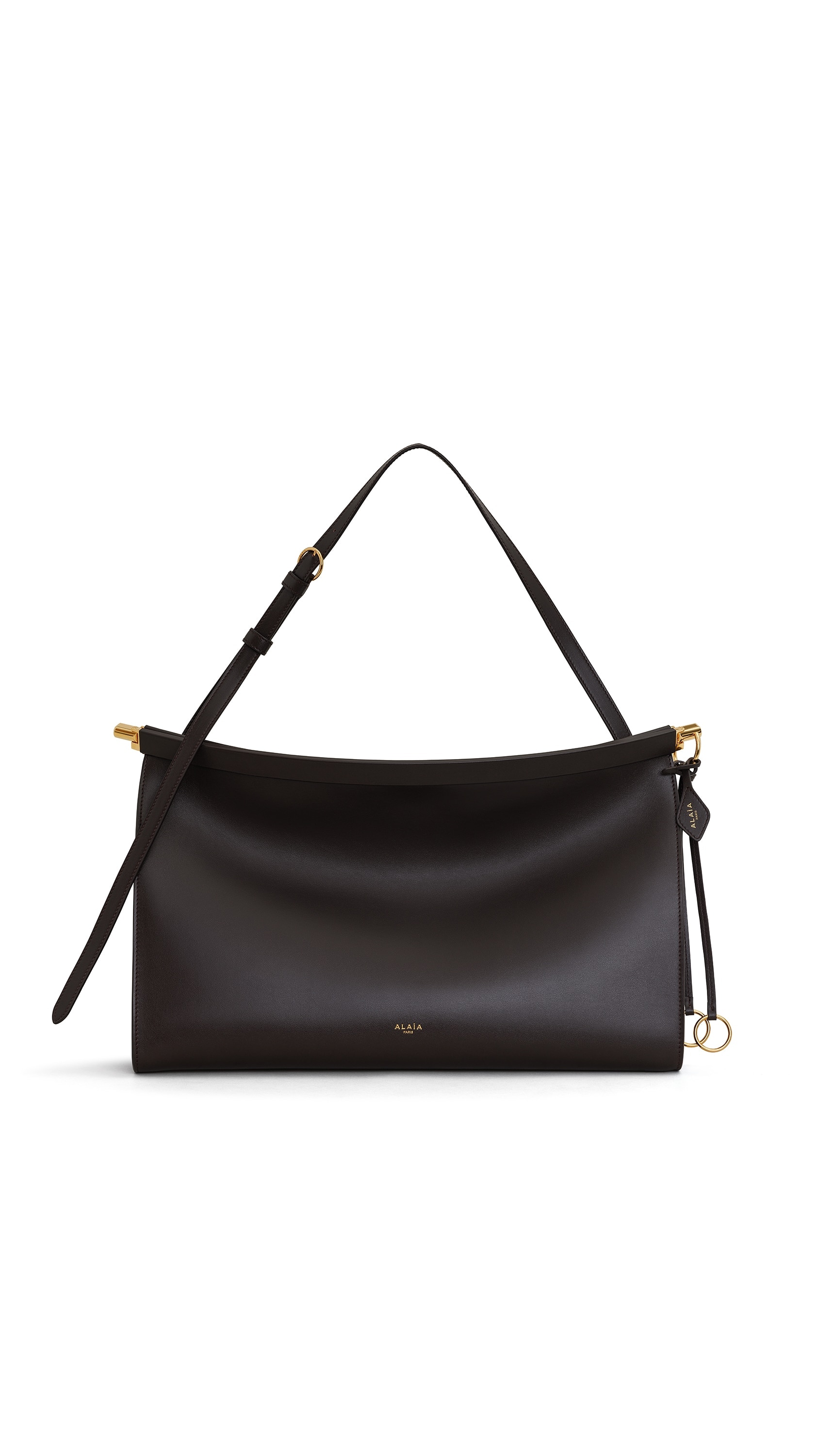 専用レザーバッグ　ALAIA Le Mina 32 New Vienne leather tote bag in black - Alaia | Mytheresa