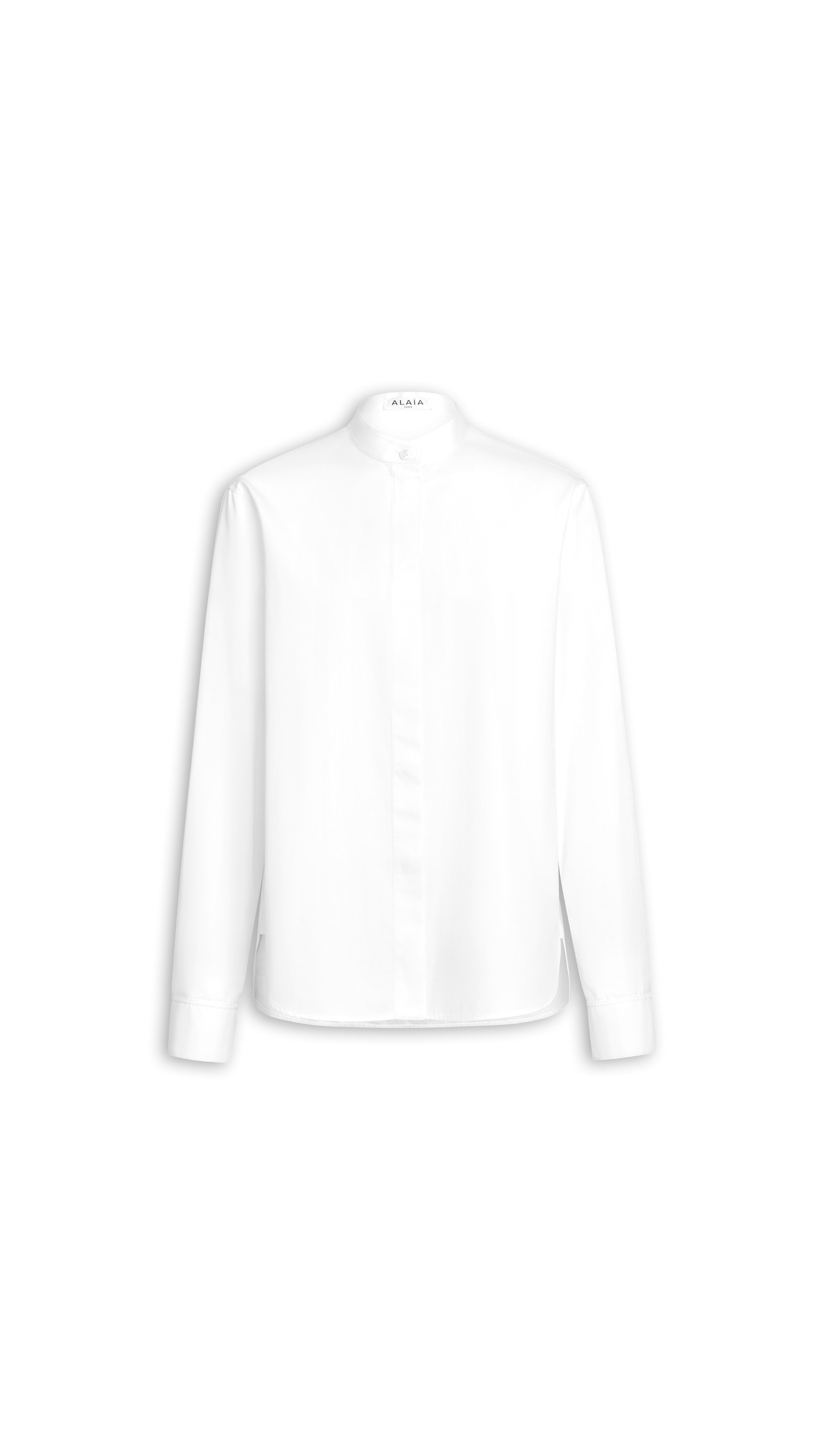 ALAIA ホワイト 長袖シャツ ALAÏA WHITE COTTON POPLIN SHIRT | ALAÏA US