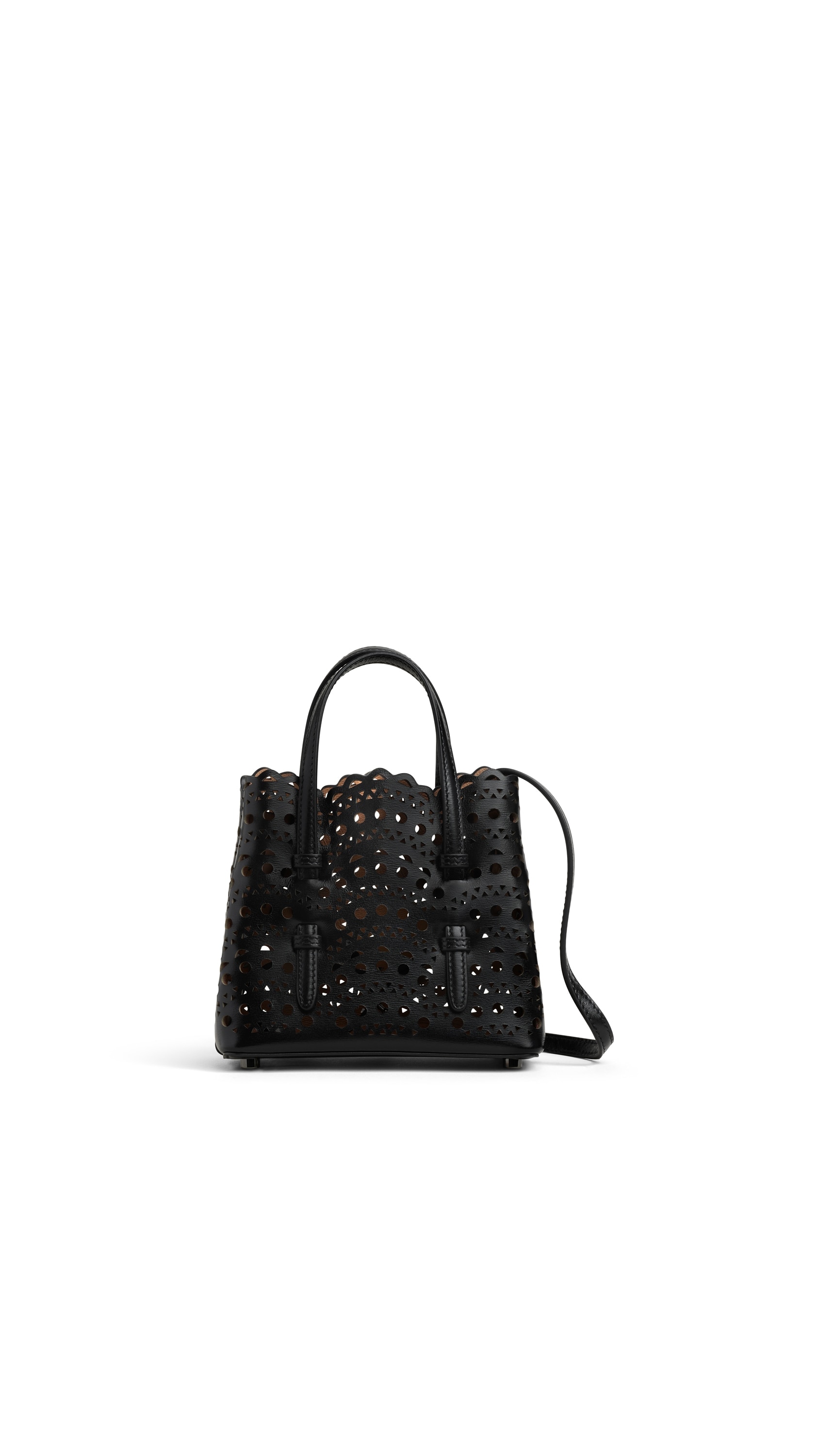 ALAIA 折り返しオフショルダーニット 36サイズ ALAIA ショルダーバッグ 斜め掛け AA1L2013CA21 レディース アライヤ