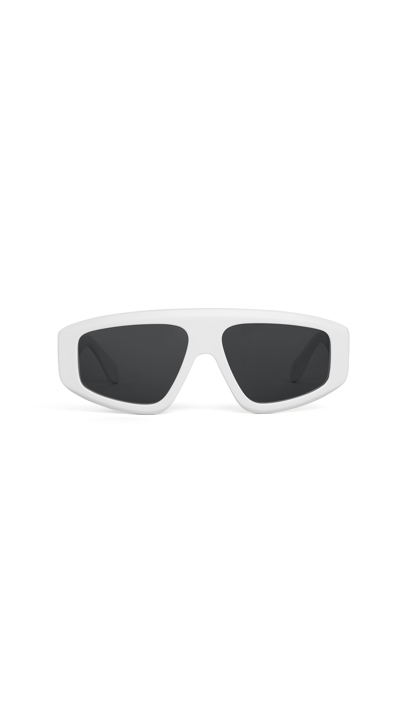 alaia アライア　ウールプルオーバー　アイボリー　ホワイト ALAÏA OPTICAL WHITE AVIATOR MASK SUNGLASSES | ALAÏA US