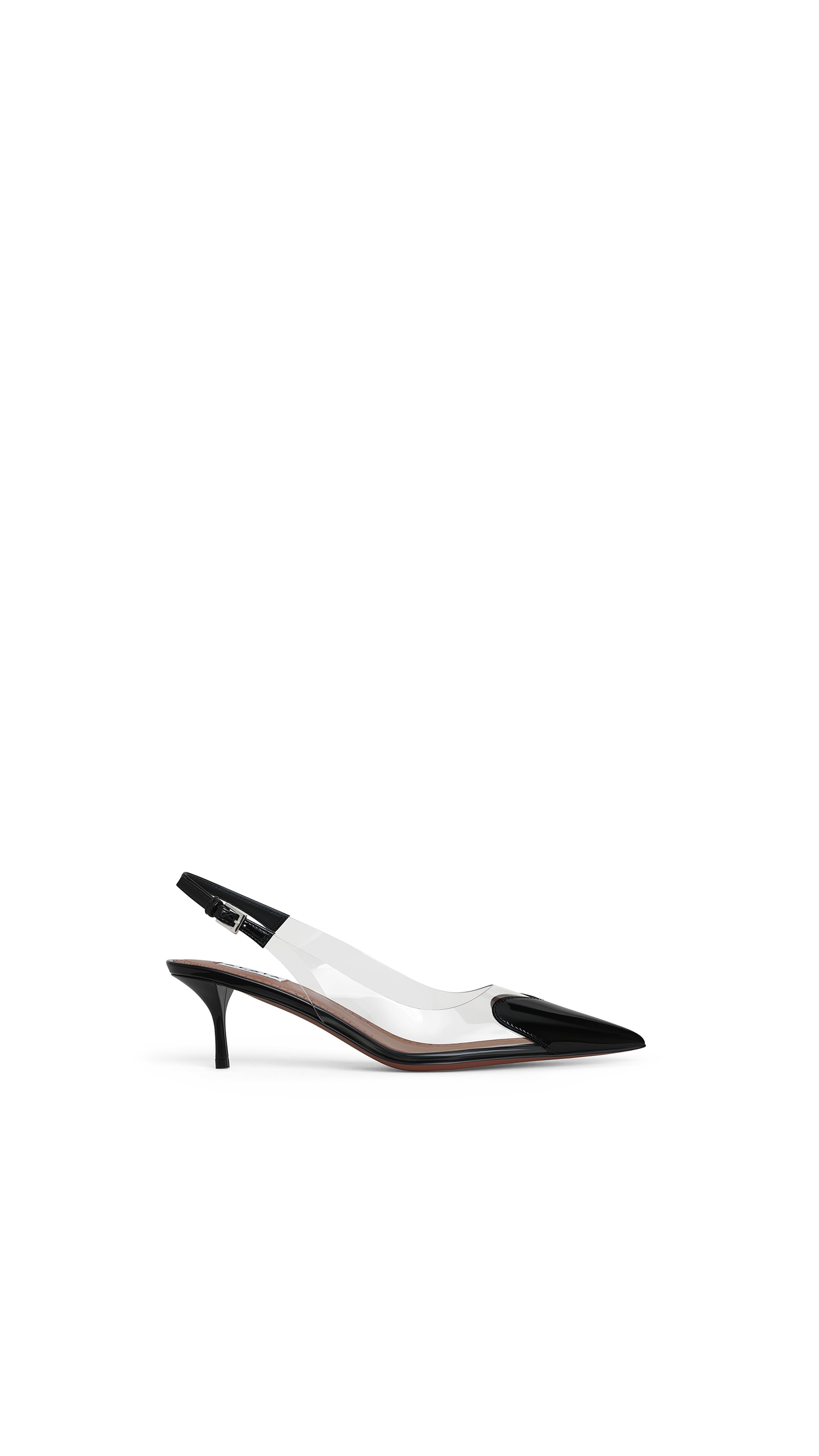ALAÏA BLACK LE CŒUR SLINGBACKS IN PATENT LEATHER | ALAÏA US