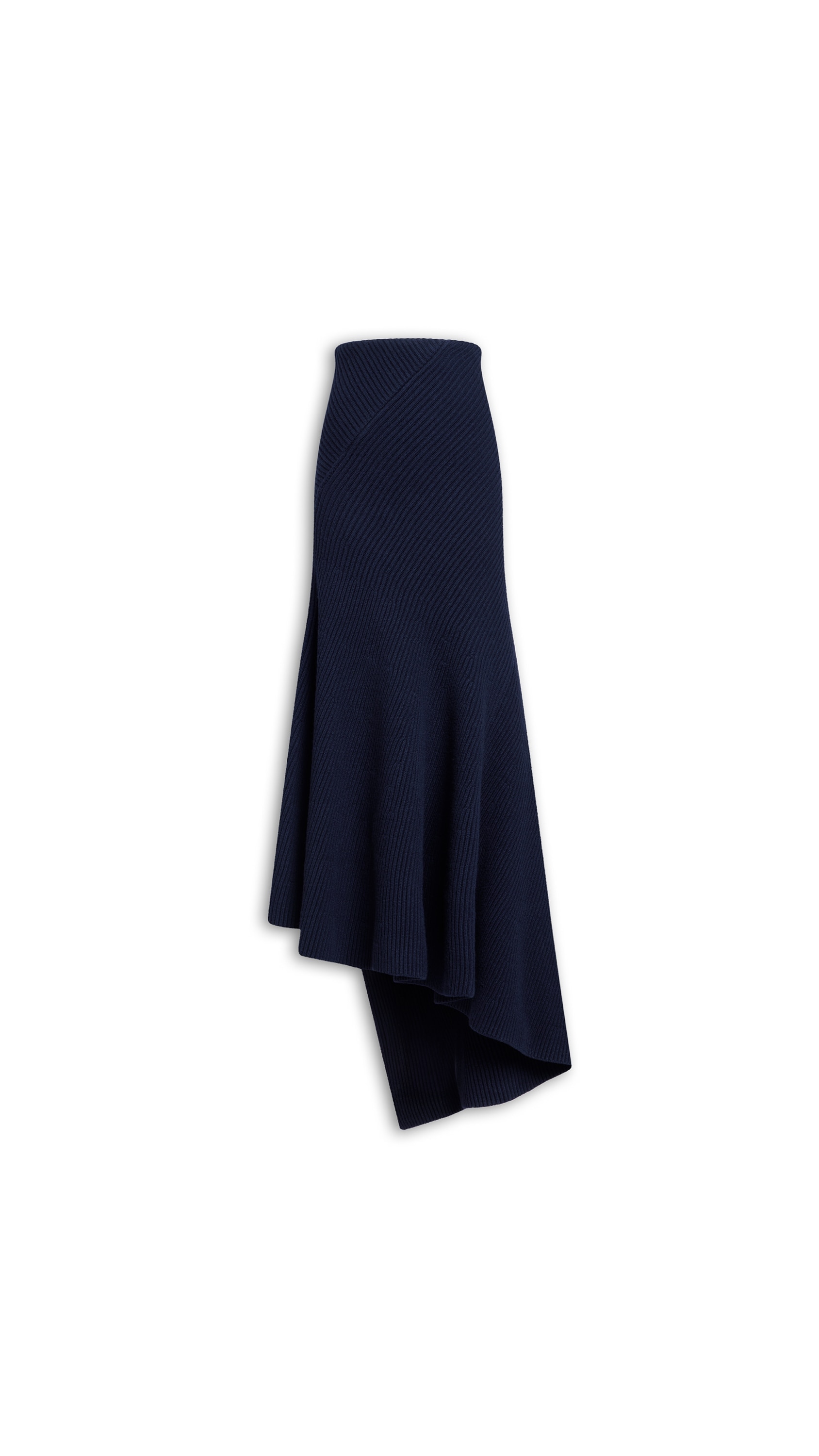 TWISTED WOOL SKIRT