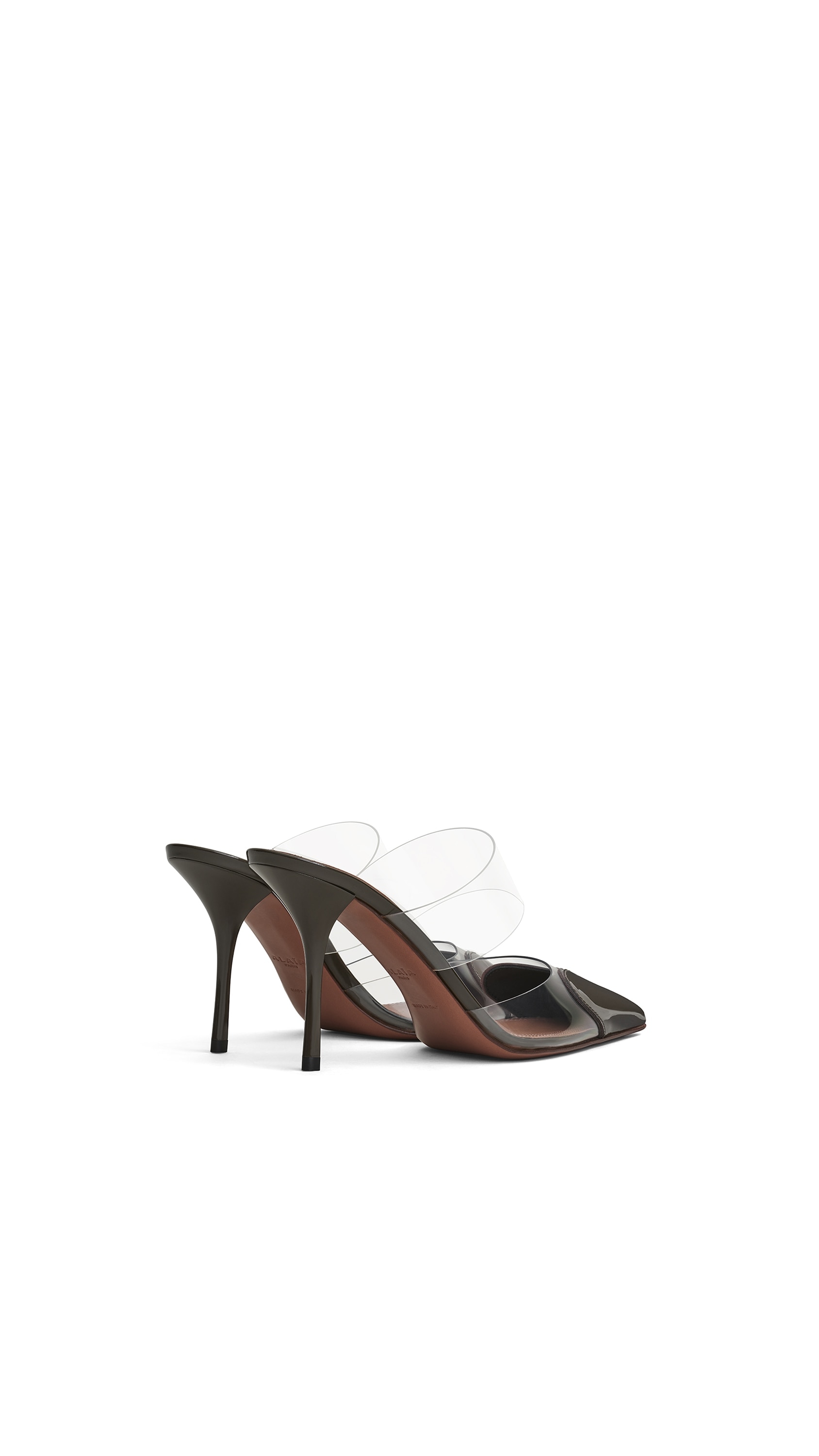 LE COEUR MULES IN PATENT CALFSKIN