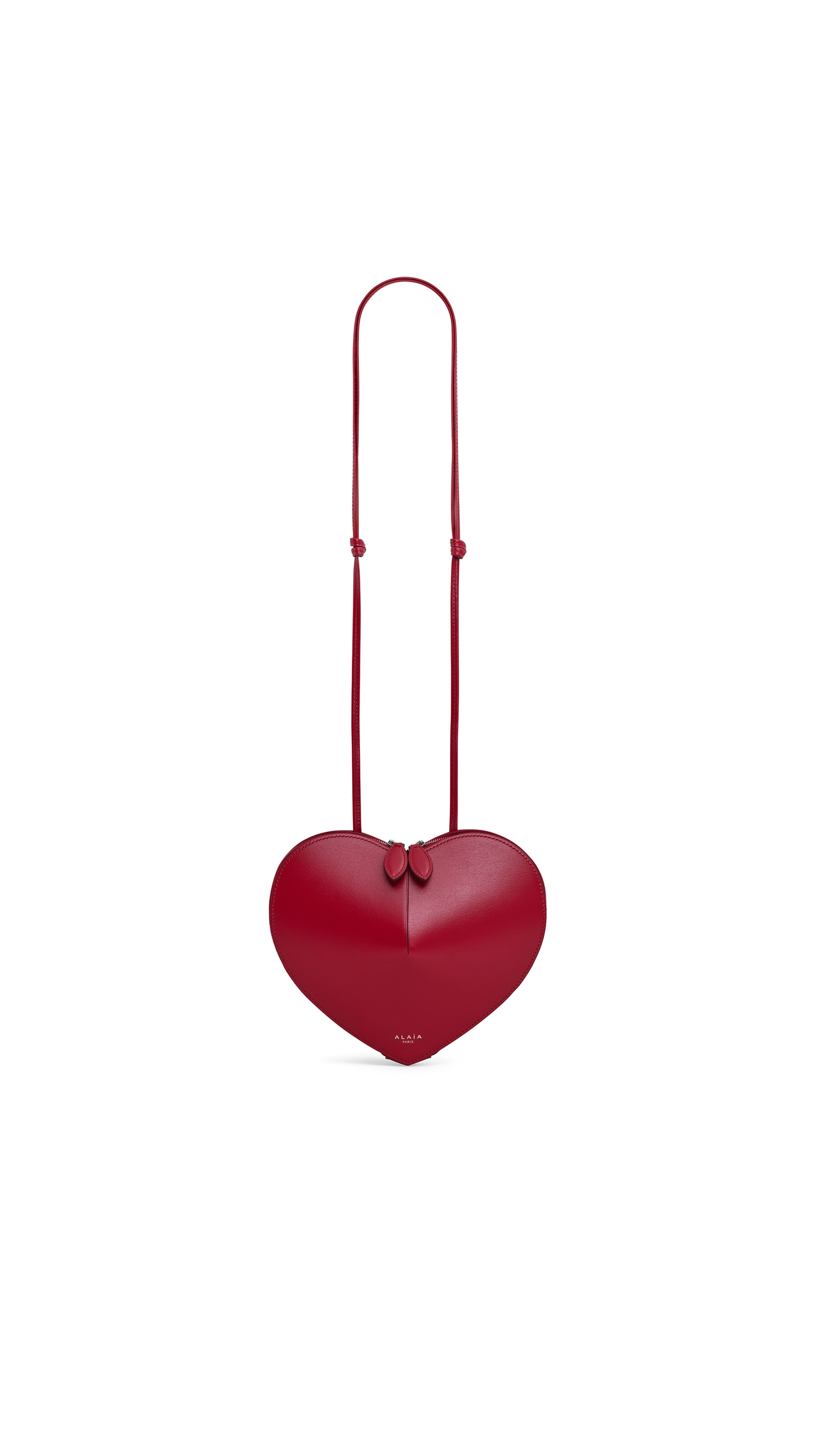 ALAÏA RED LE CŒUR BAG IN CALFSKIN | ALAÏA US
